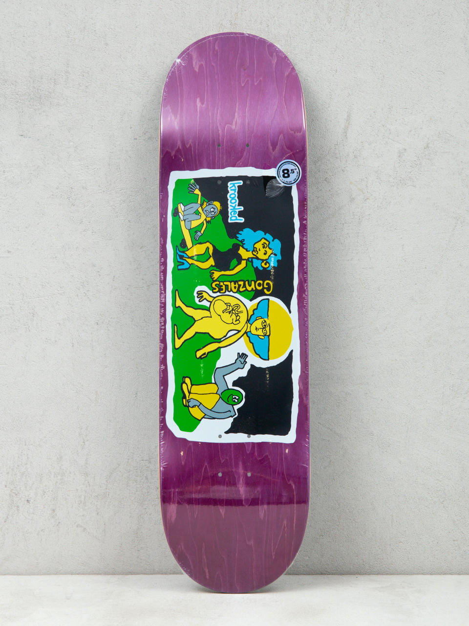 Gördeszka lap Krooked Gonz Stroll (purple)