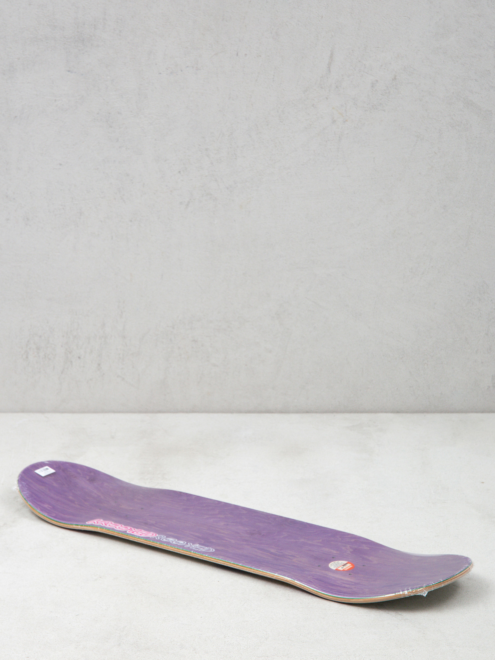 Gördeszka lap Krooked Una Butterflies (white/purple)