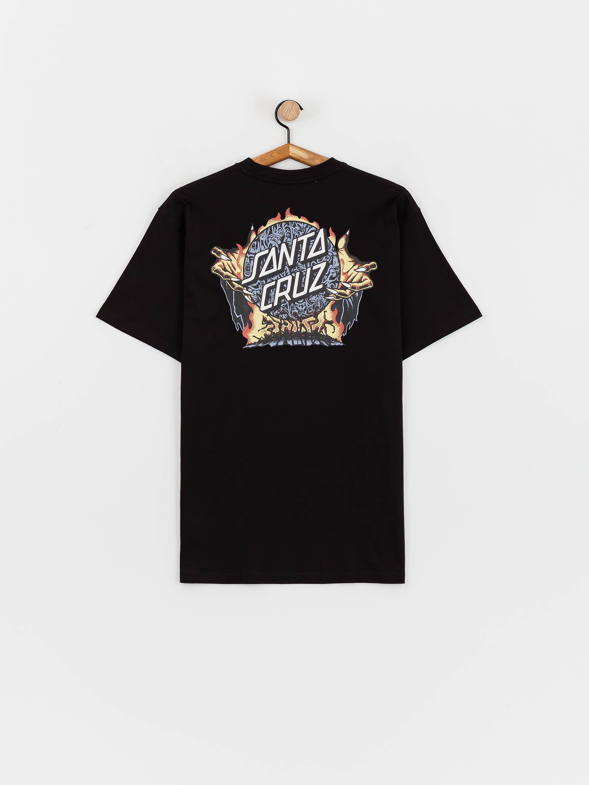 Santa Cruz Knox Firepit Dot Póló (black)