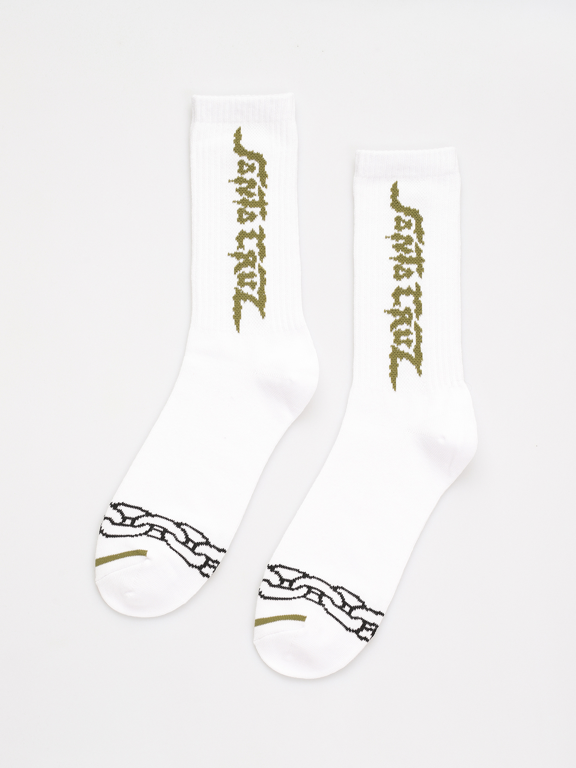 Zokni Santa Cruz Dungeon Strip (white)