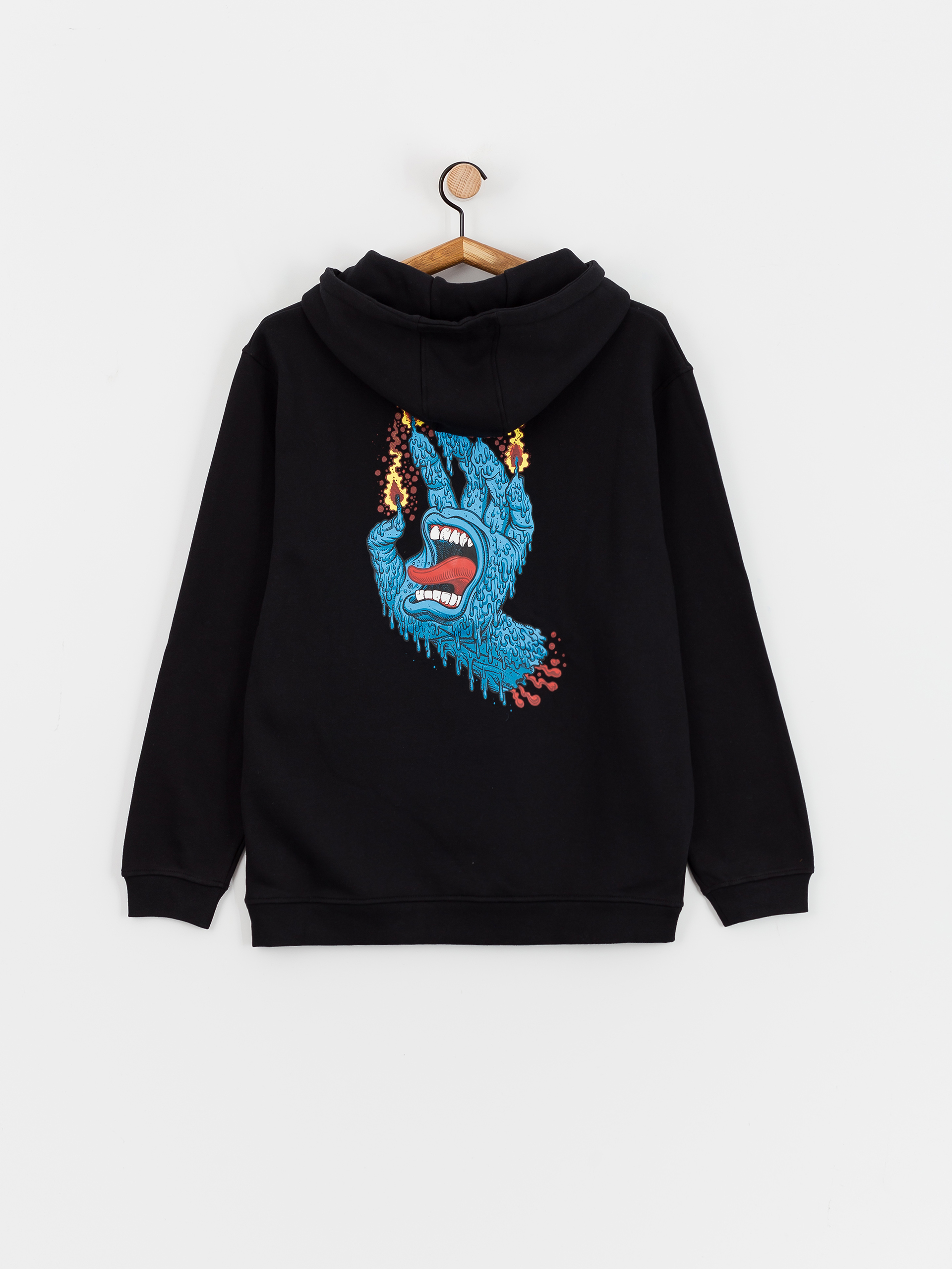 Santa Cruz Pace Ritual Hand HD Kapucnis pulóver (black)