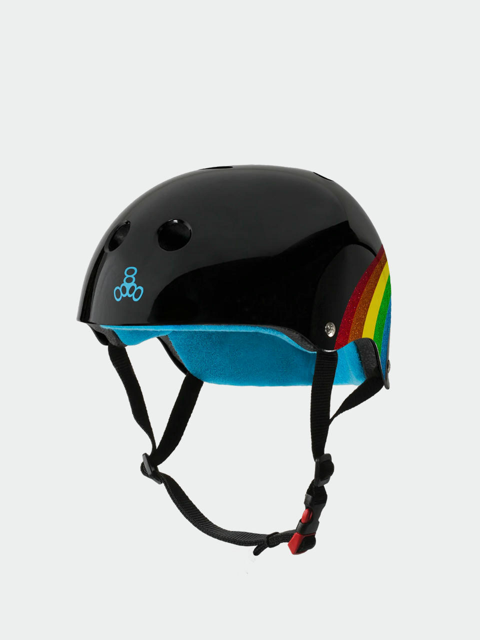 Sisak Triple Eight The Certified Sweatsaver Helmet (rainbow black)