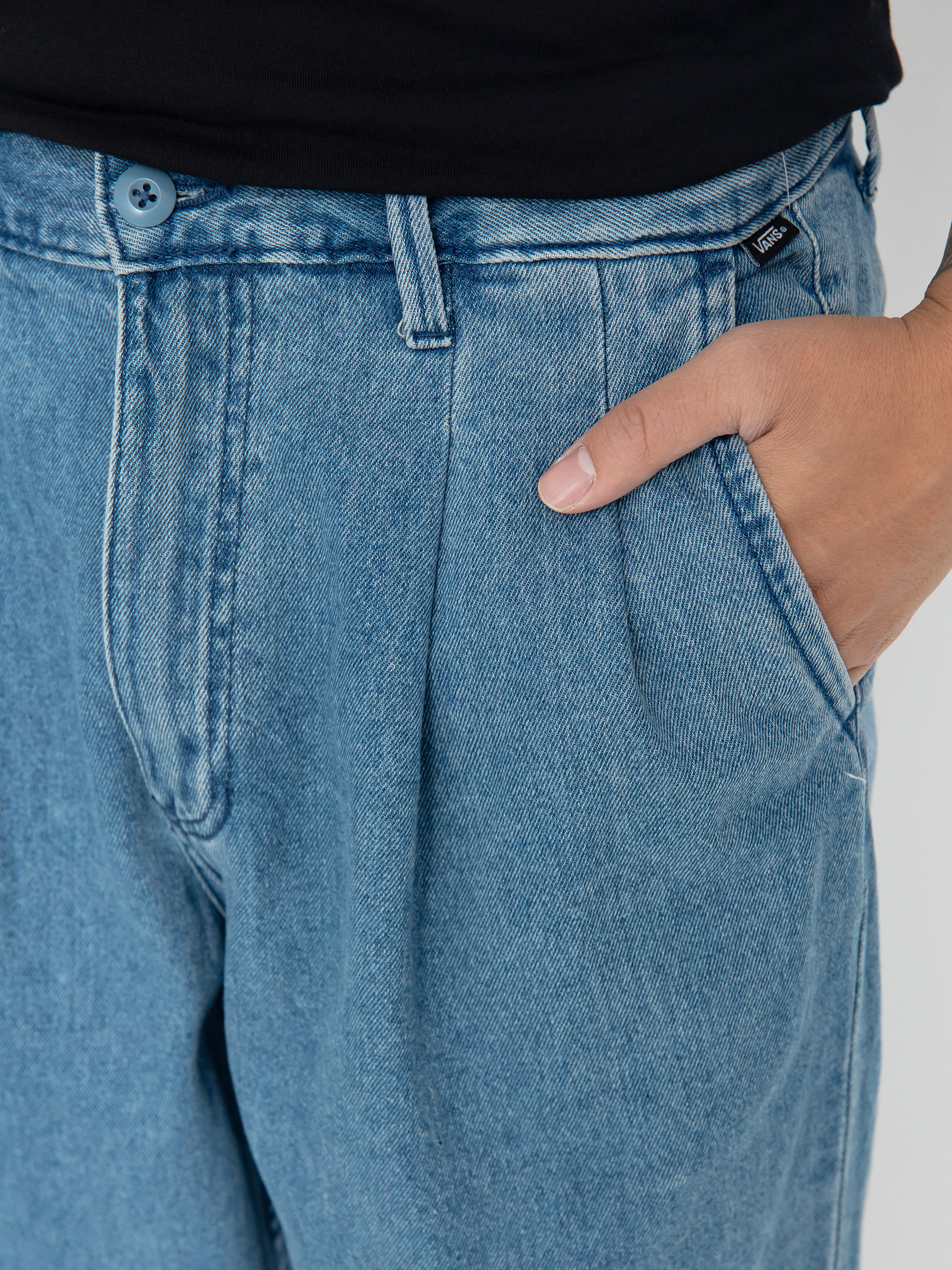 Vans Authentic Chino Loose Tapered Pltd Dm Kisnadrág (stonewash/blue)