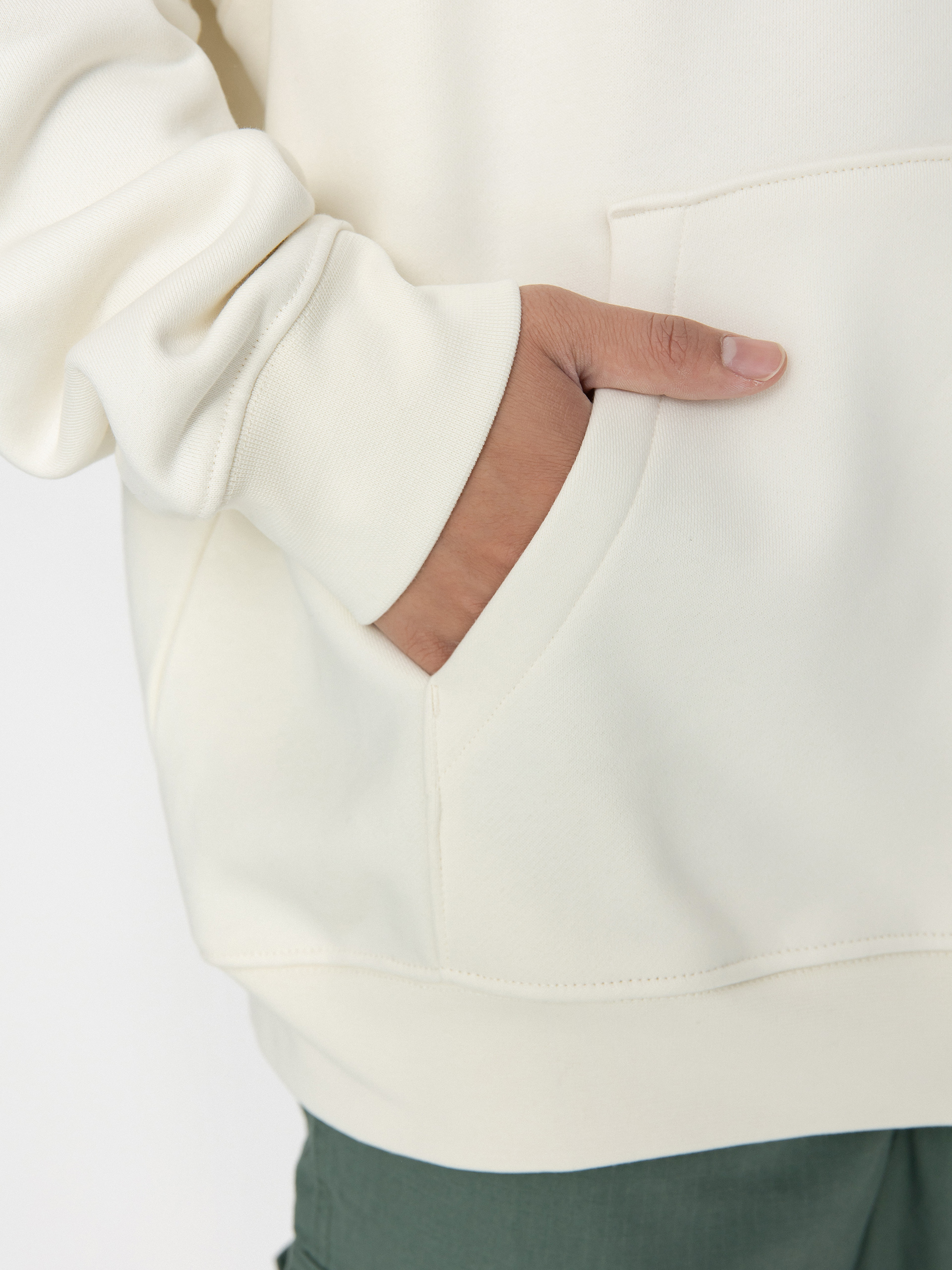 Kapucnis pulóver Vans Skate Blurb HD (marshmallow)