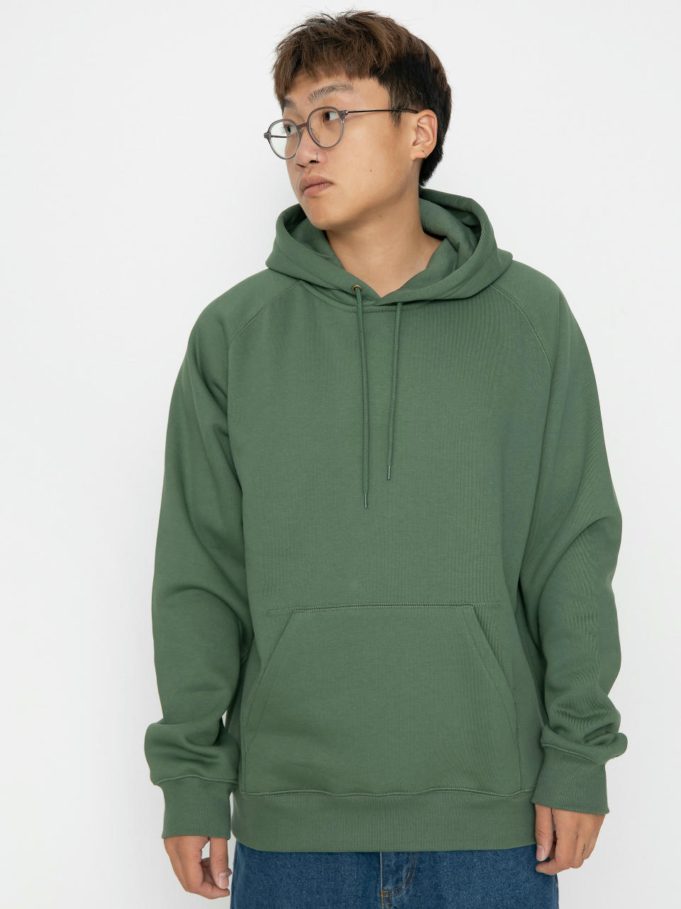 Carhartt WIP Chase HD Kapucnis pulóver (duck green/gold)