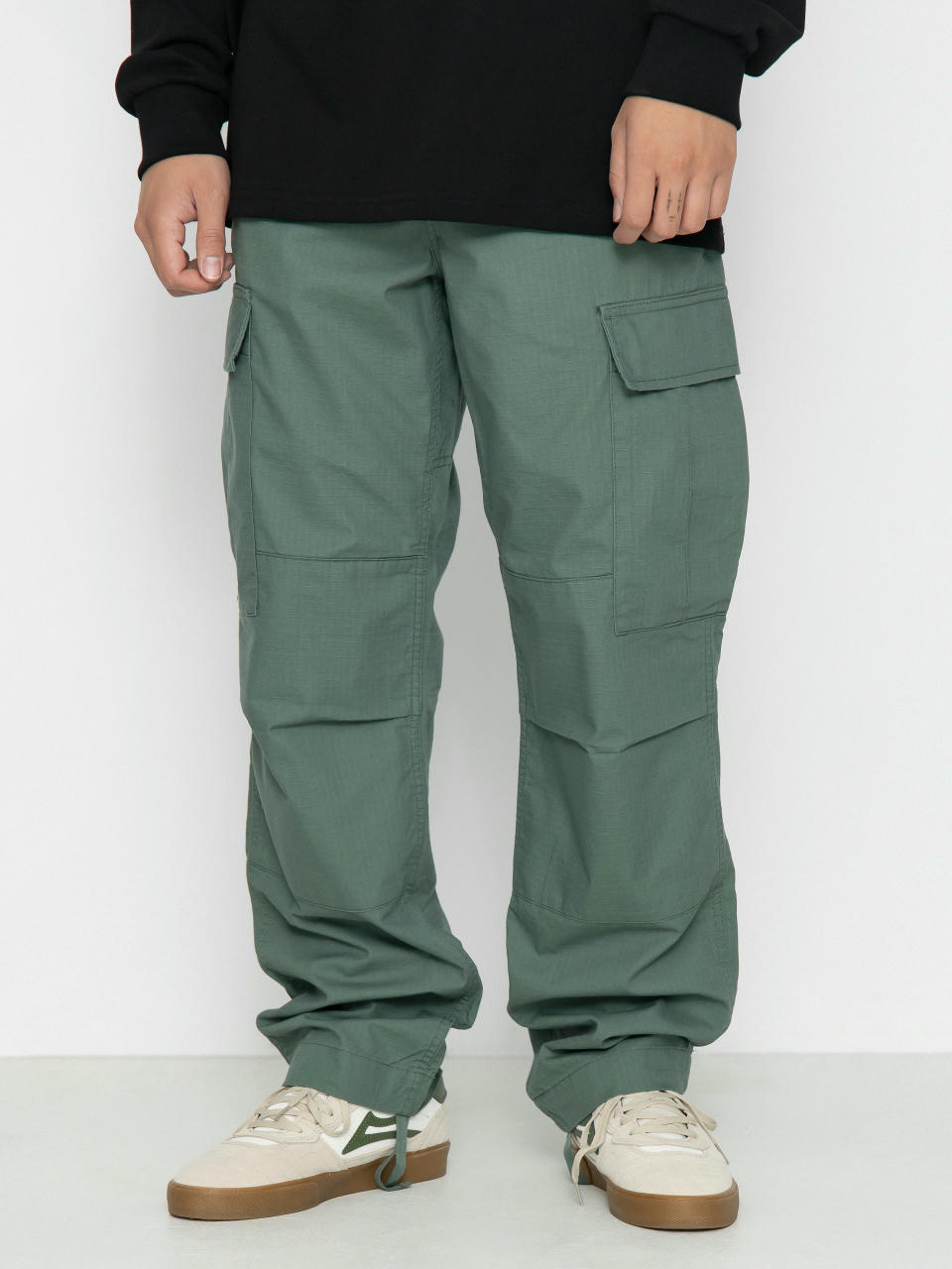 Carhartt WIP Regular Cargo Kisnadrág (duck green)