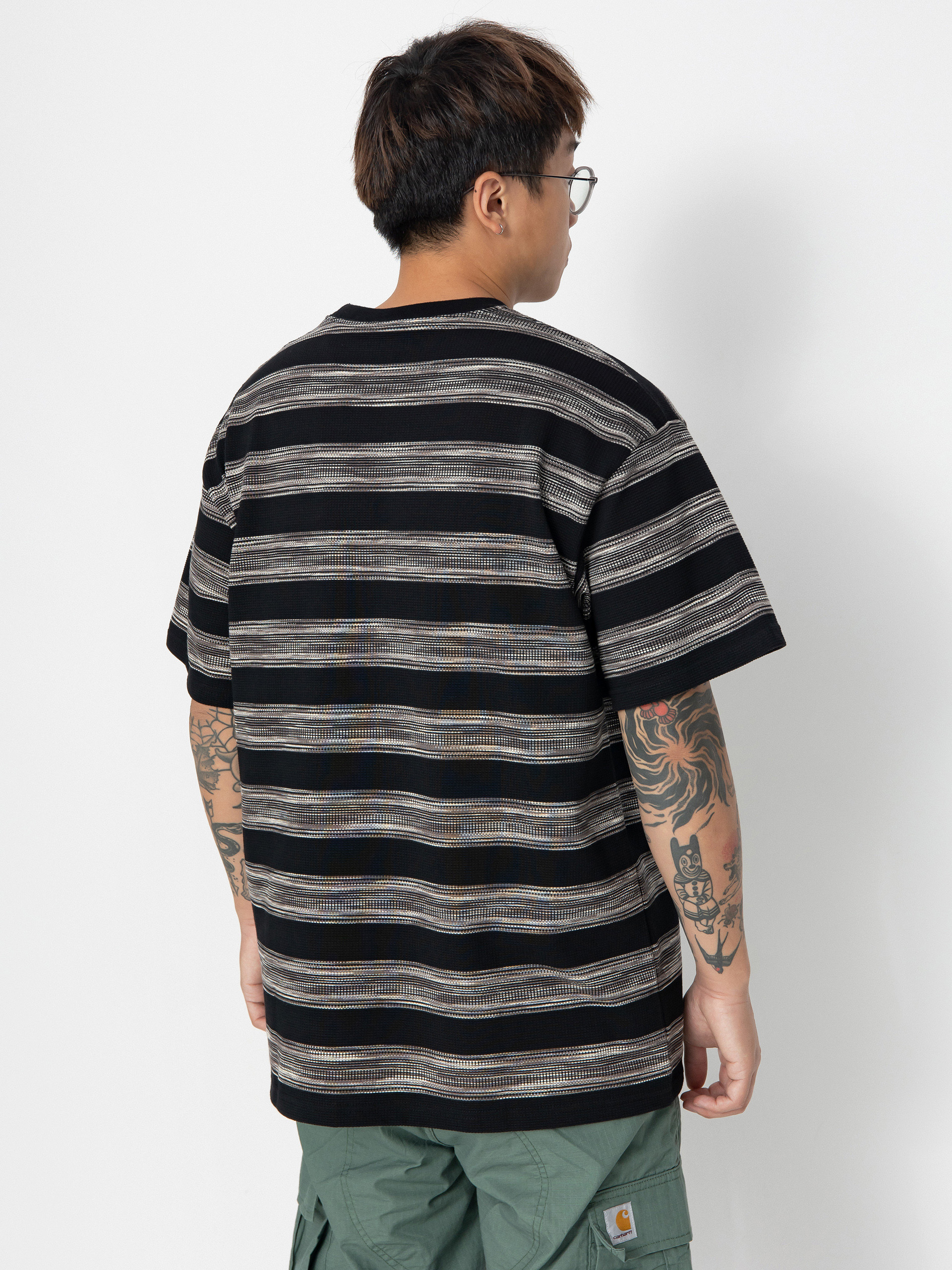 Carhartt WIP Dodson Pocket Póló (dodson stripe horizontal/black)
