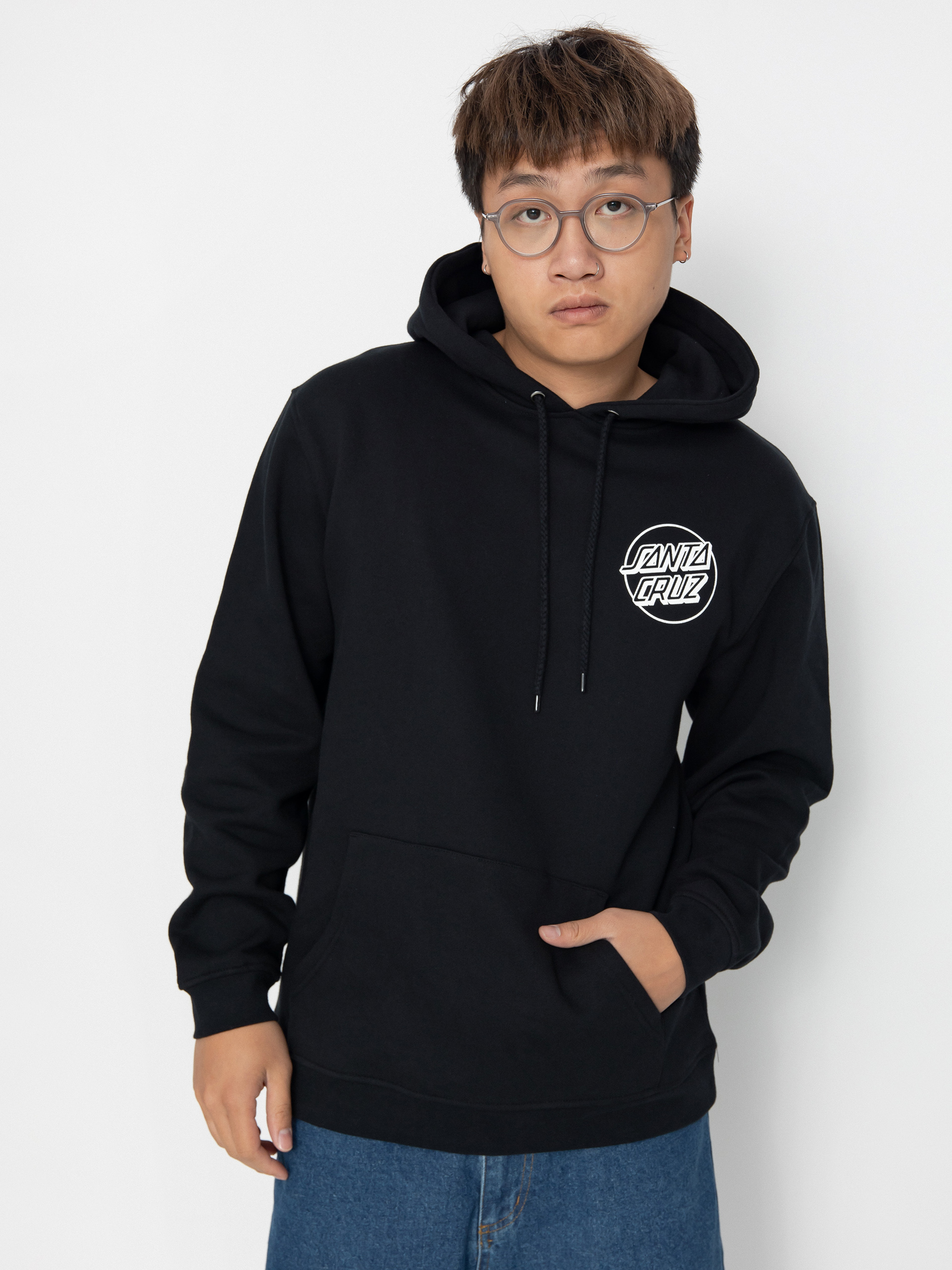 Santa Cruz Pace Ritual Hand HD Kapucnis pulóver (black)