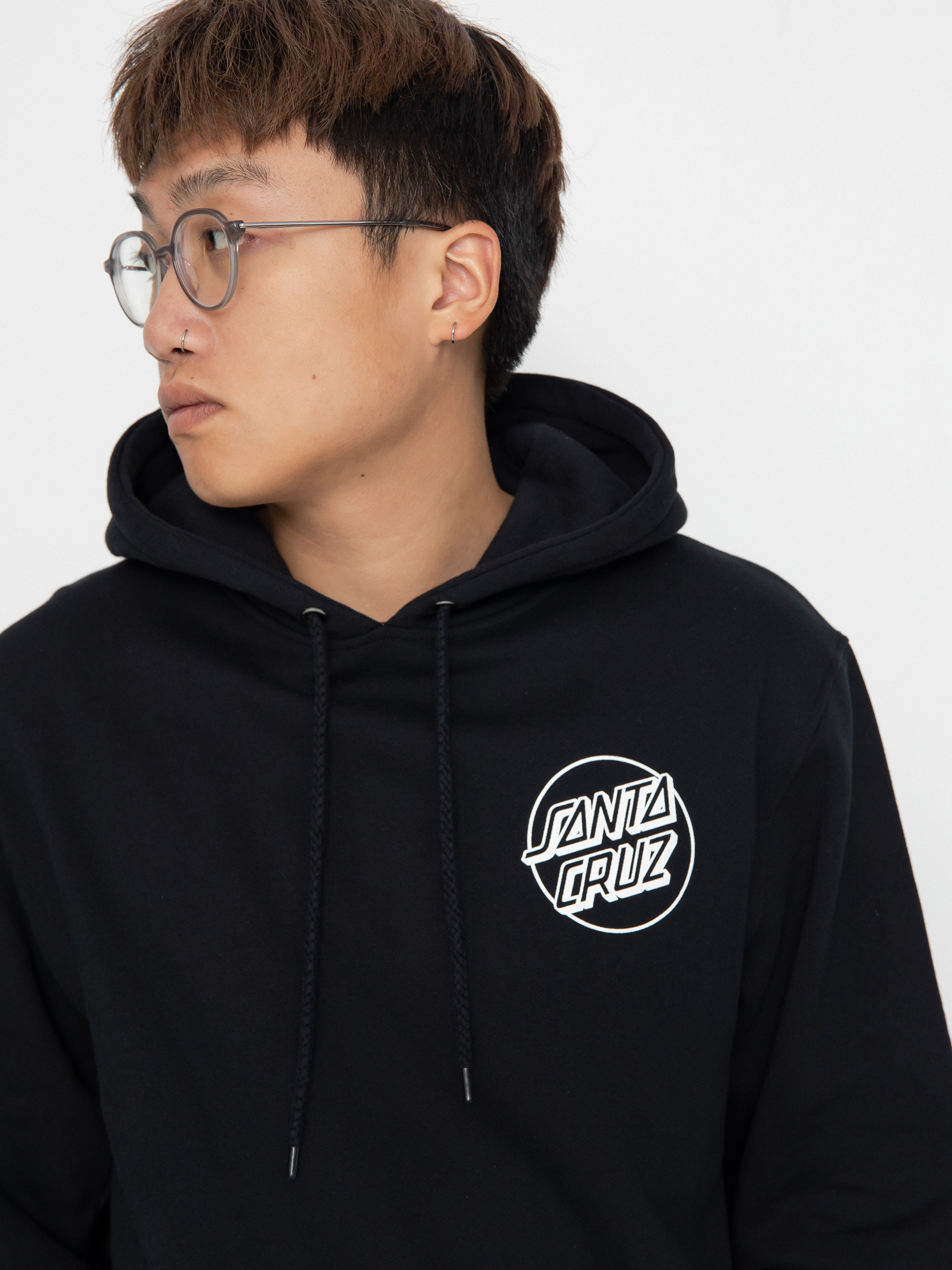 Santa Cruz Pace Ritual Hand HD Kapucnis pulóver (black)