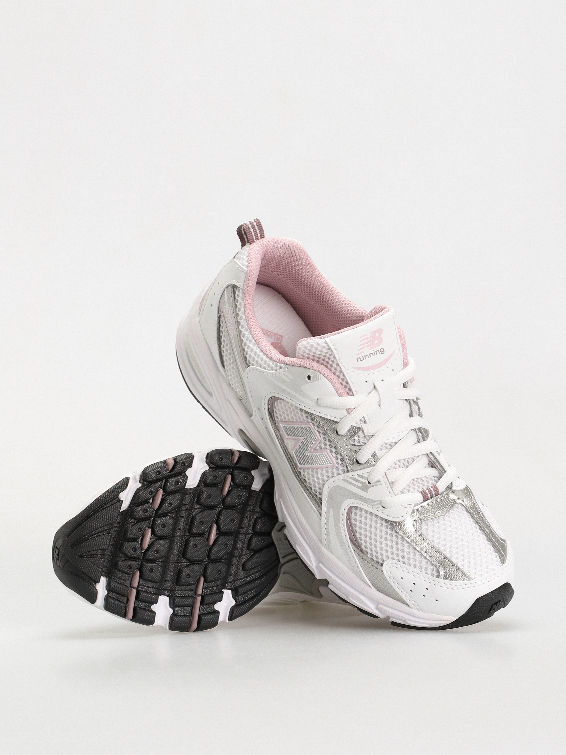 New Balance 530 JR Cipők (white silver pink)