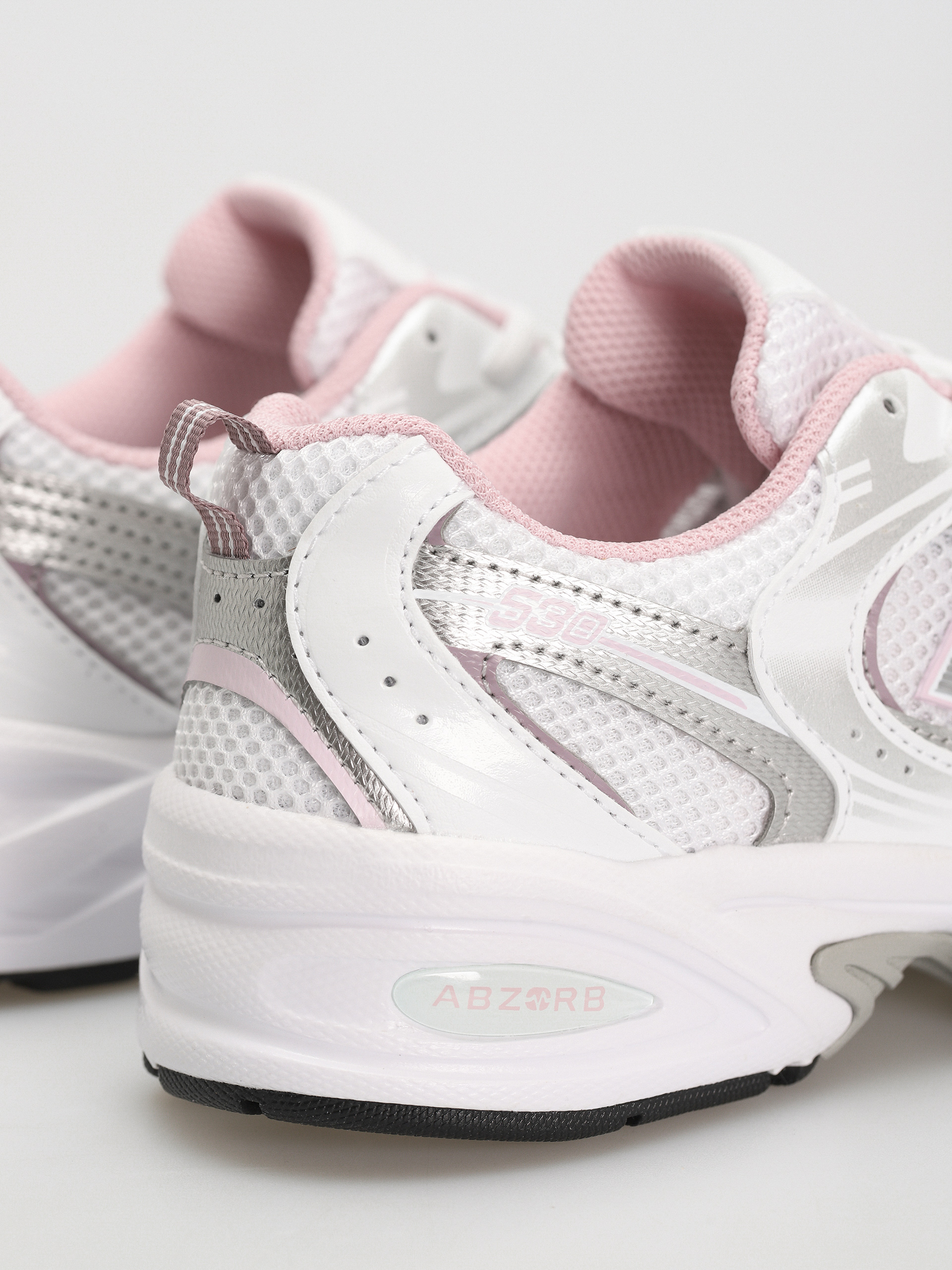 New Balance 530 JR Cipők (white silver pink)