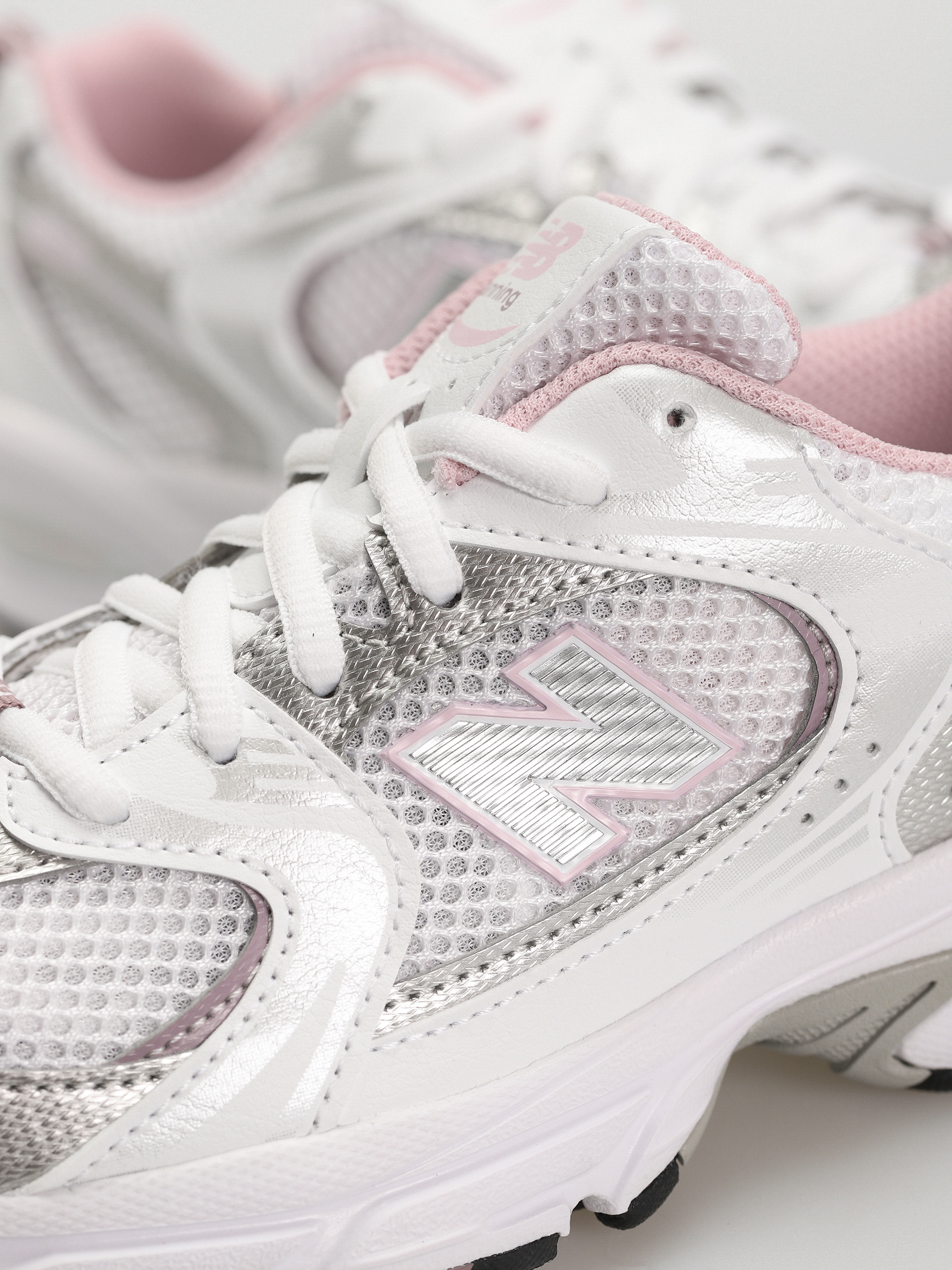New Balance 530 JR Cipők (white silver pink)