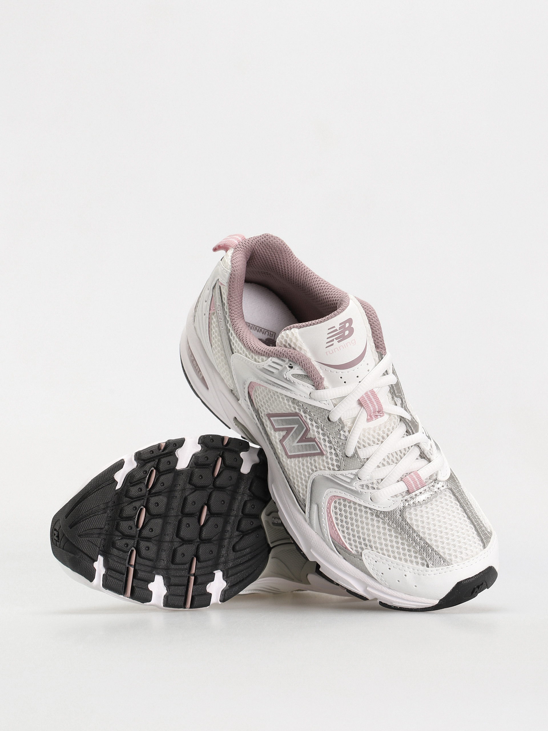 New Balance 530 Cipők (white silver pink)