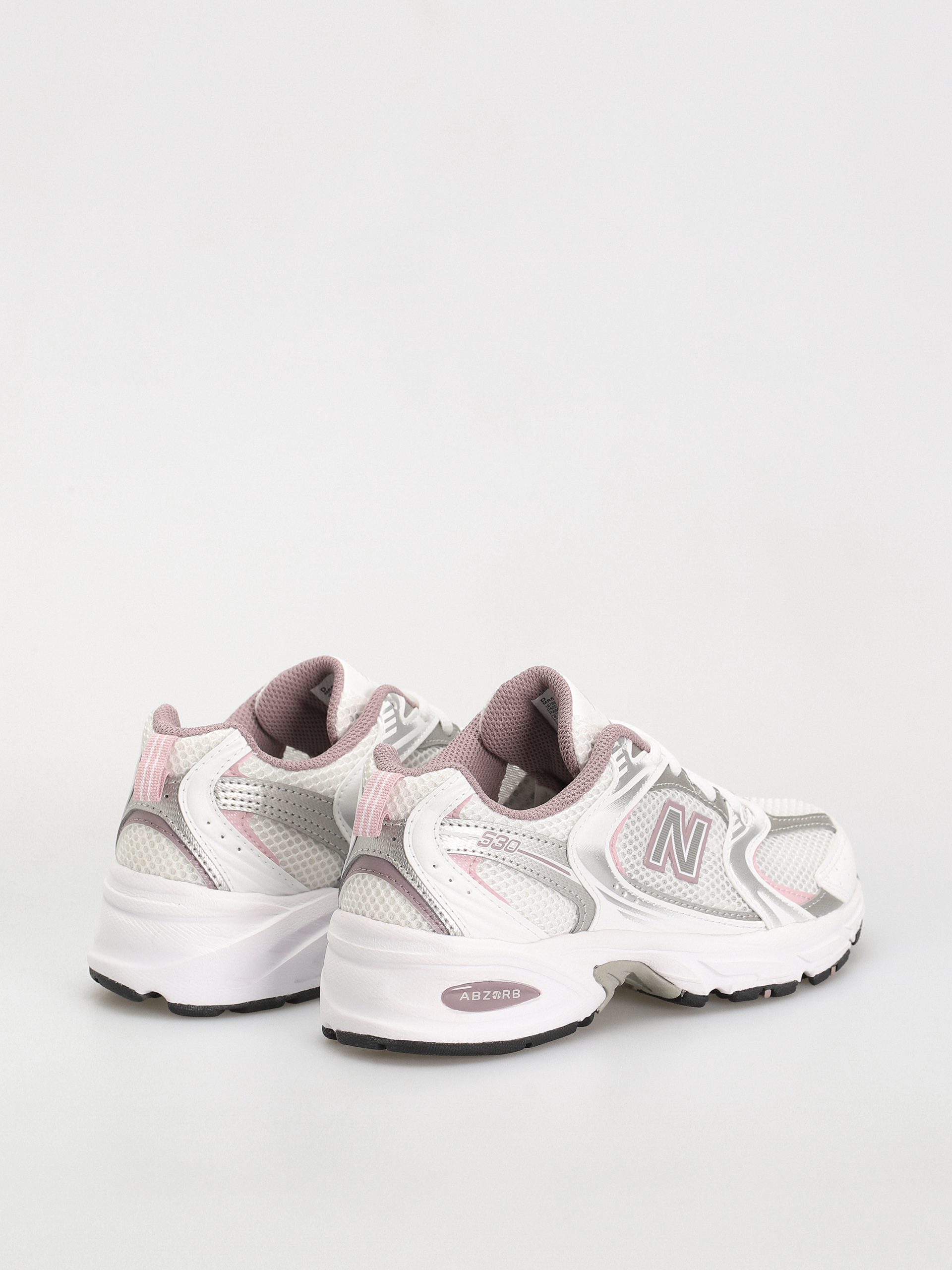 New Balance 530 Cipők (white silver pink)