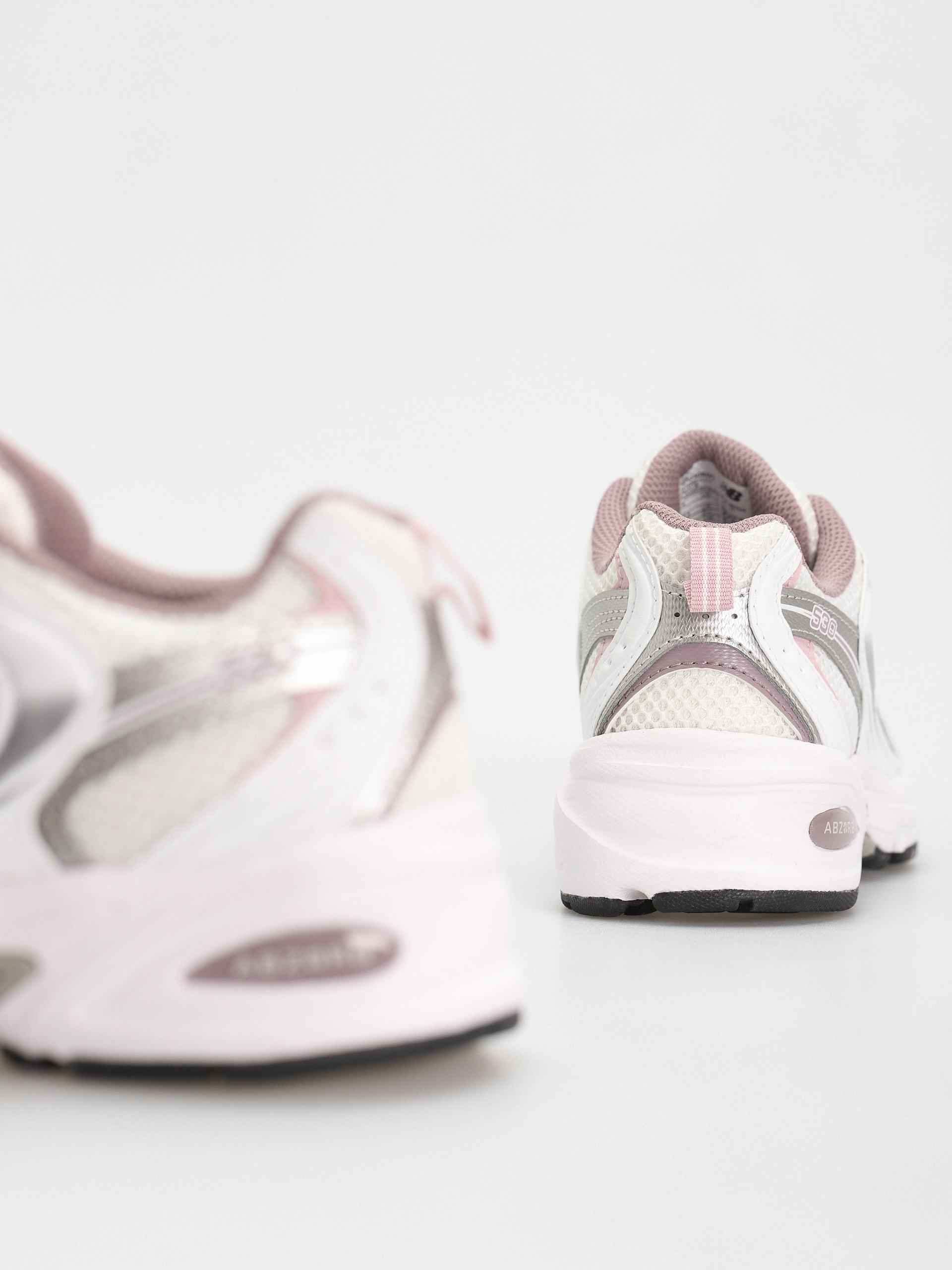 New Balance 530 Cipők (white silver pink)