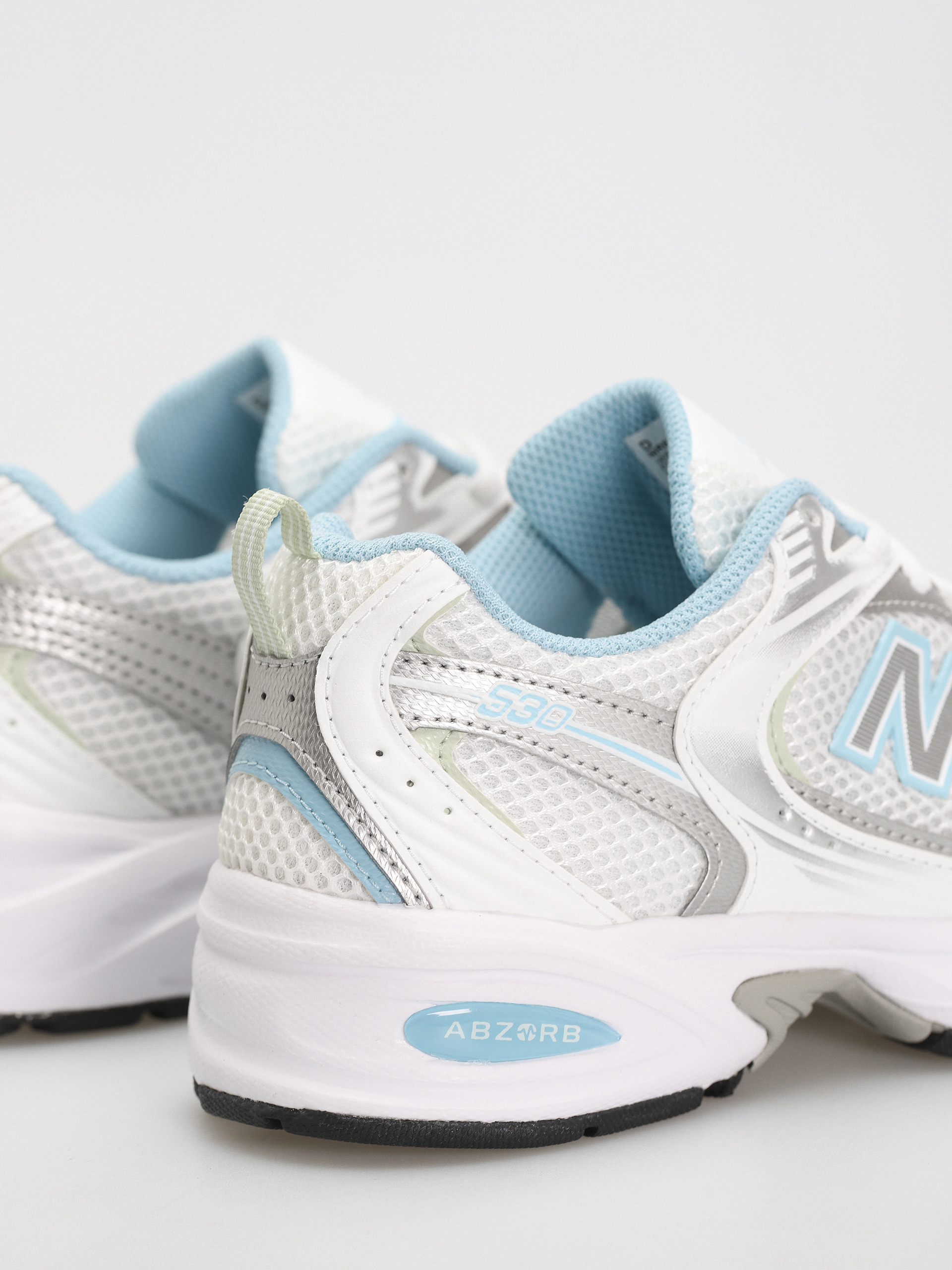 New Balance 530 Cipők (white silver navy)