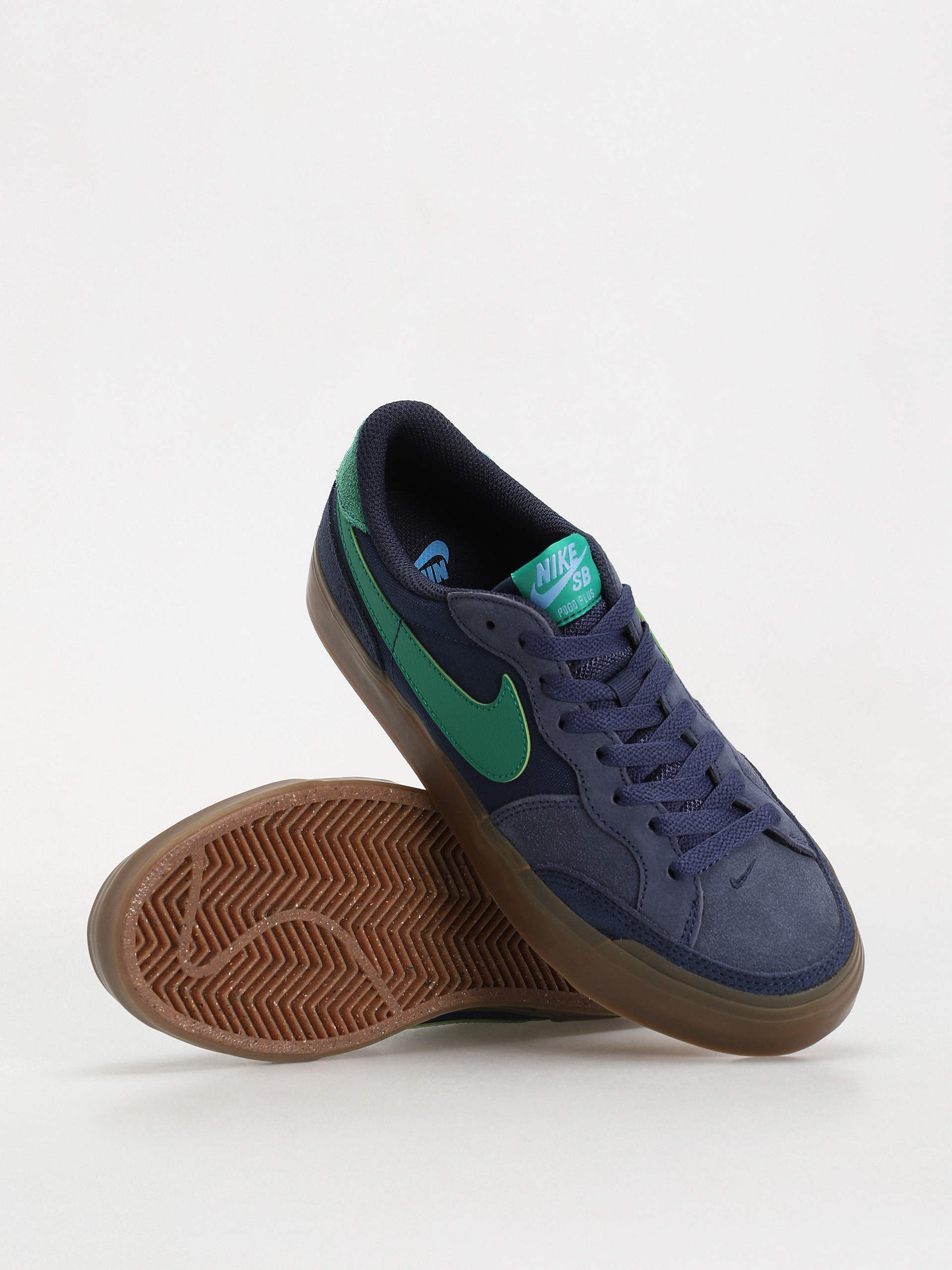 Nike SB Zoom Pogo Plus Cipők (midnight navy/malachite obsidian)