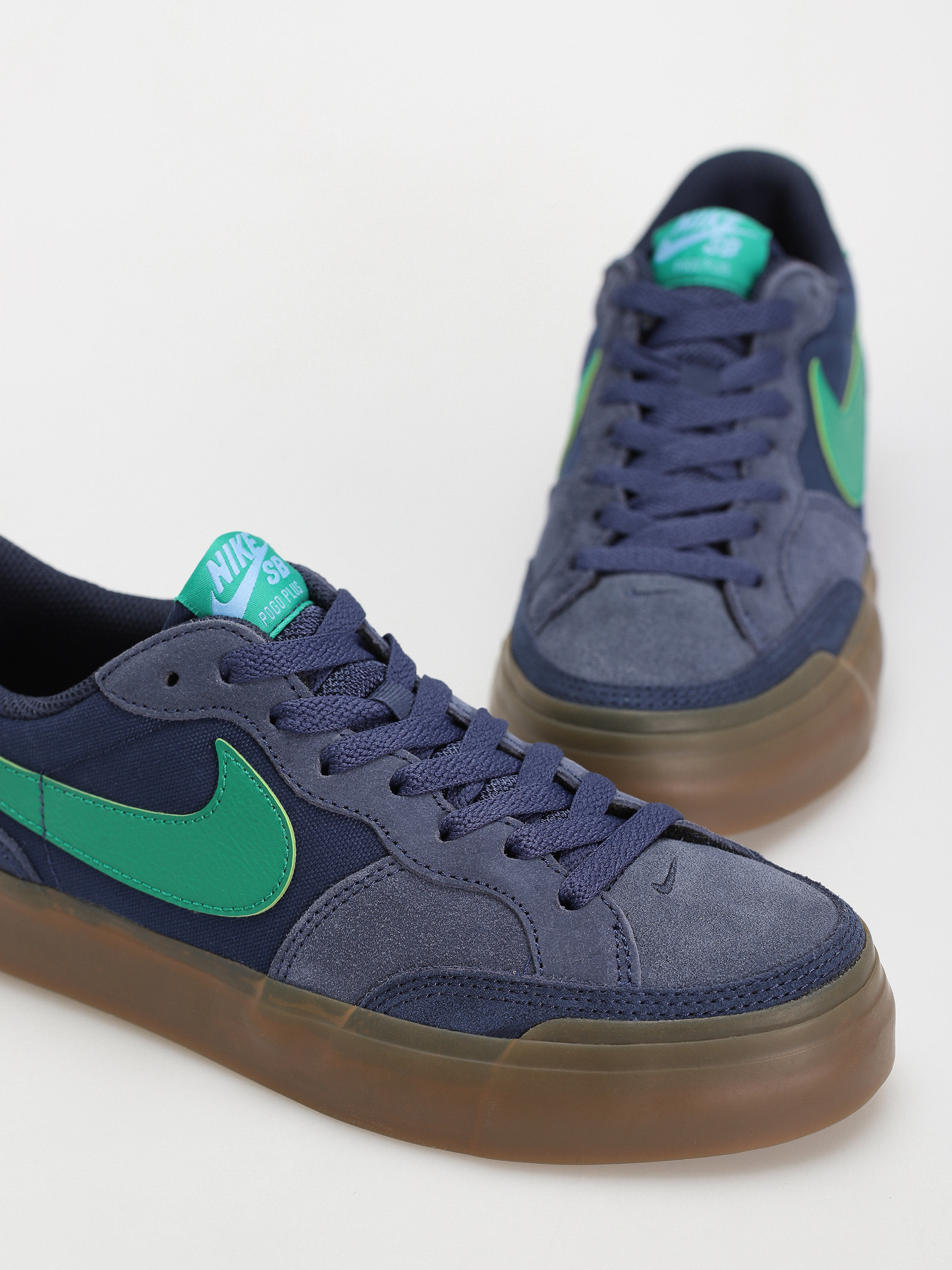 Nike SB Zoom Pogo Plus Cipők (midnight navy/malachite obsidian)