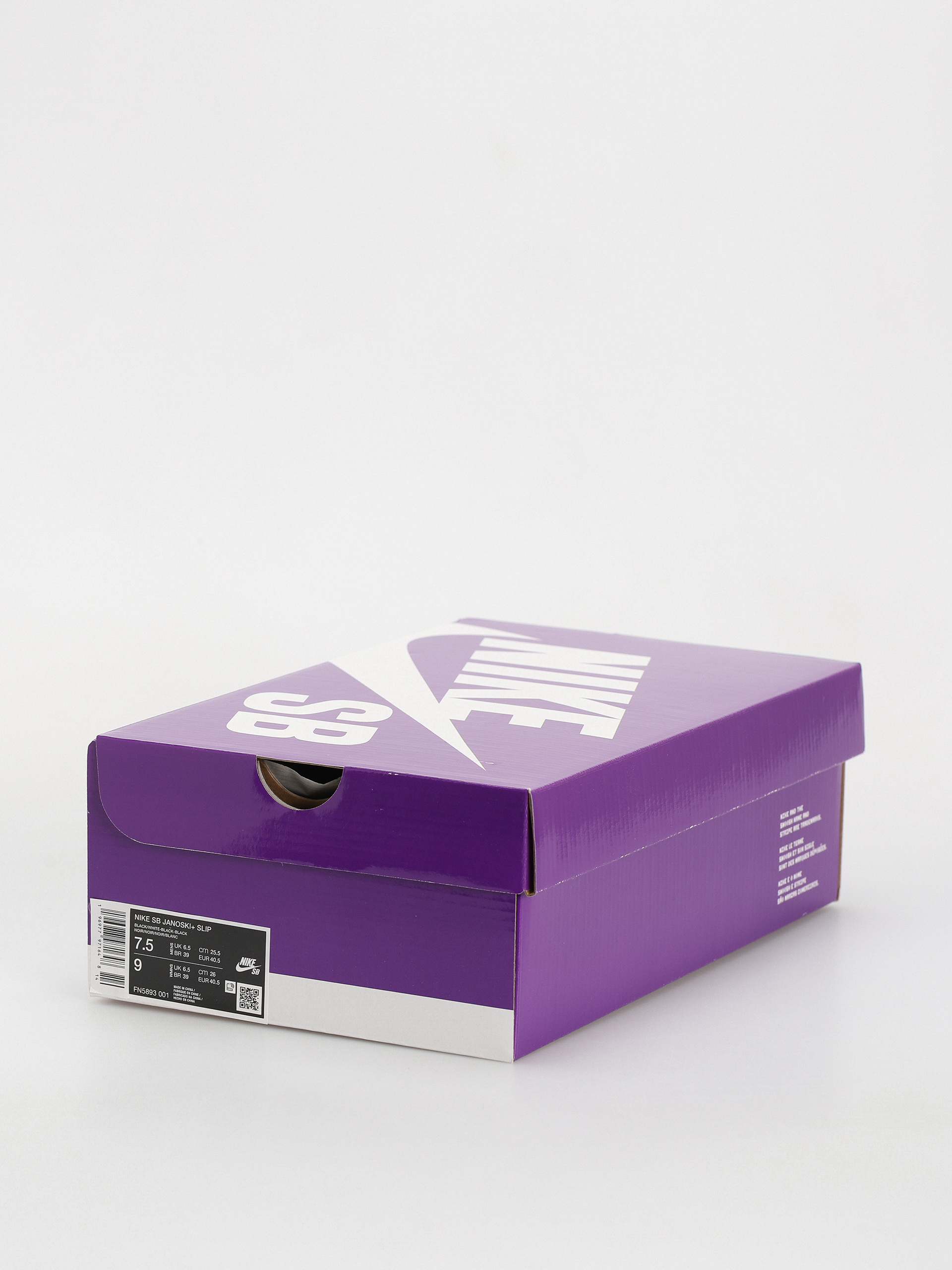 Nike SB Janoski+ Slip Cipők (black/white black black)