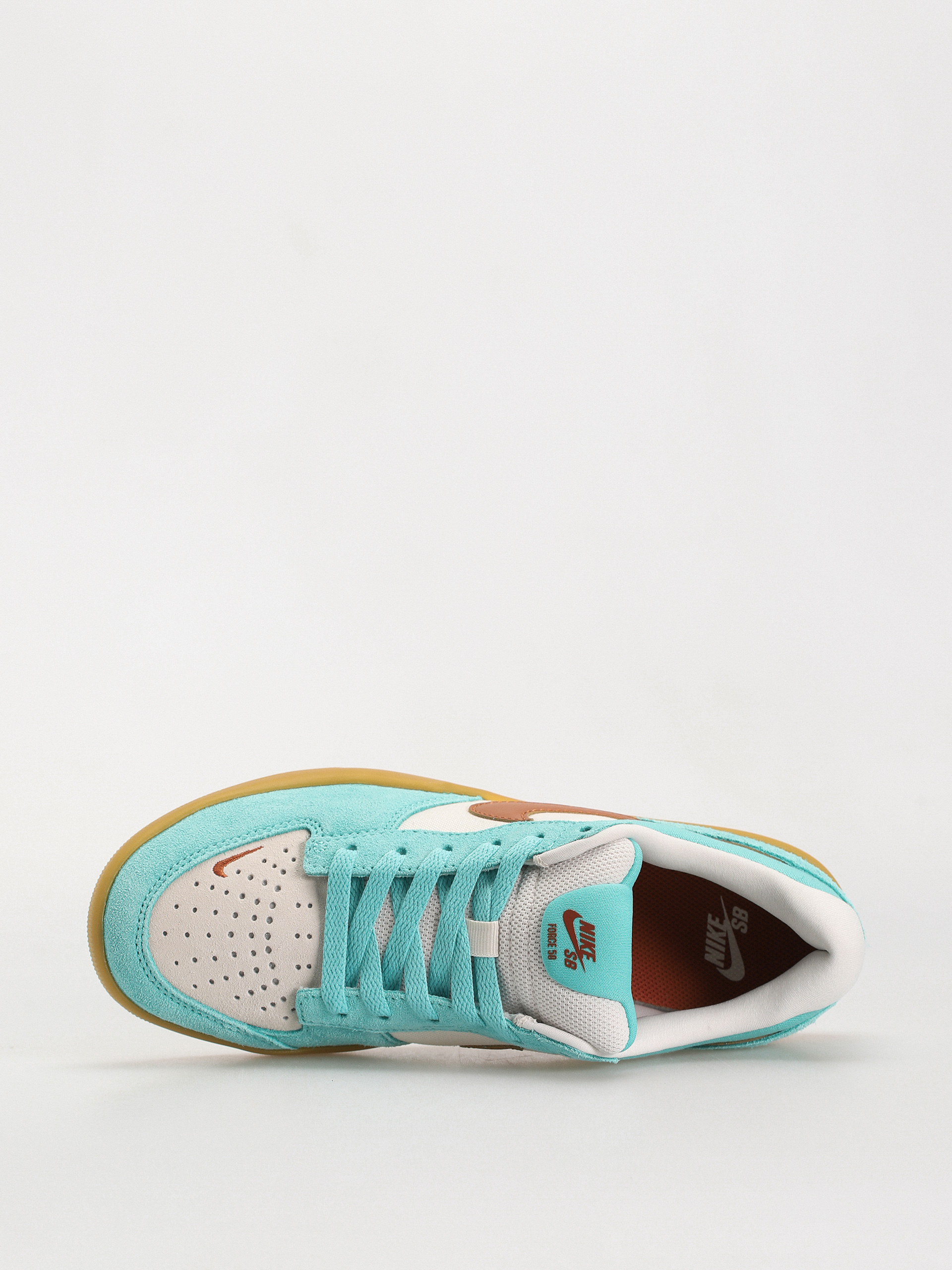 Nike SB Force 58 Cipők (green frost/dark russet phantom)