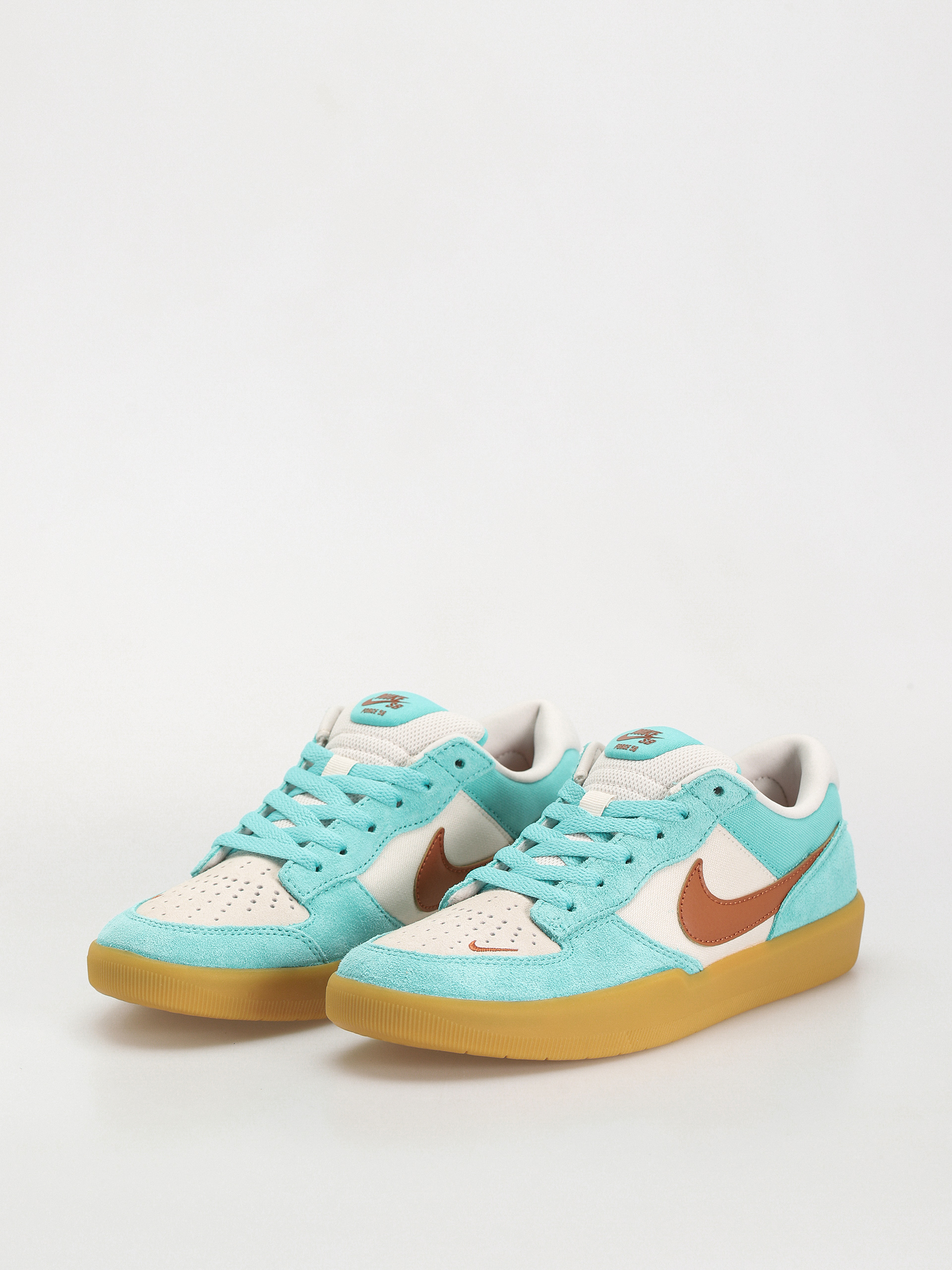 Nike SB Force 58 Cipők (green frost/dark russet phantom)