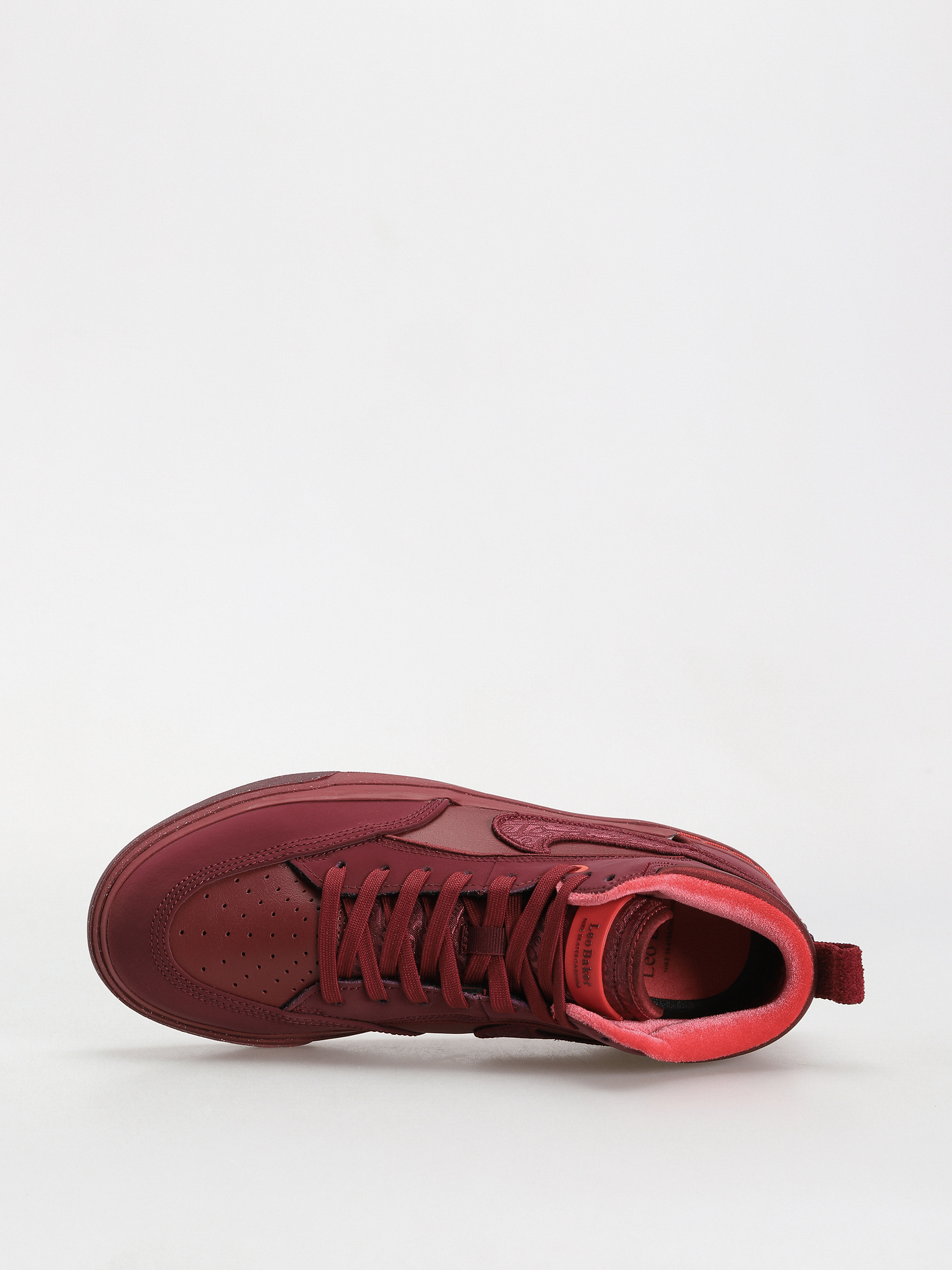 Nike SB React Leo Prm Cipők (dark beetroot/dark beetroot team red)