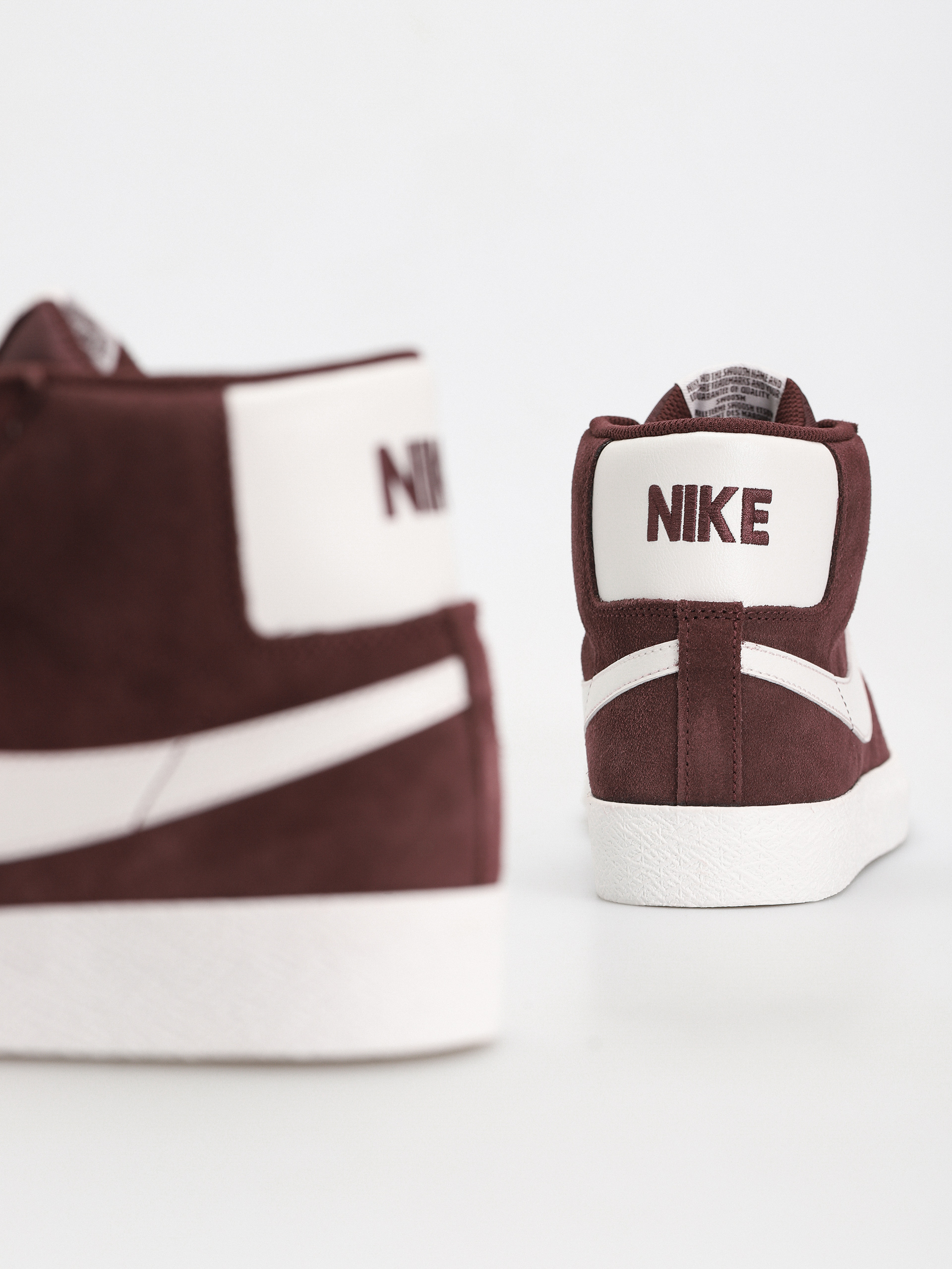 Nike SB Zoom Blazer Mid Cipők (burgundy crush/summit white)