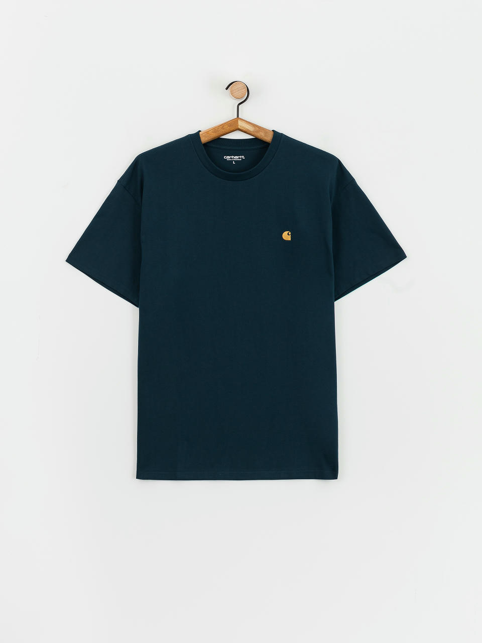 Carhartt WIP Chase Póló (duck blue/gold)