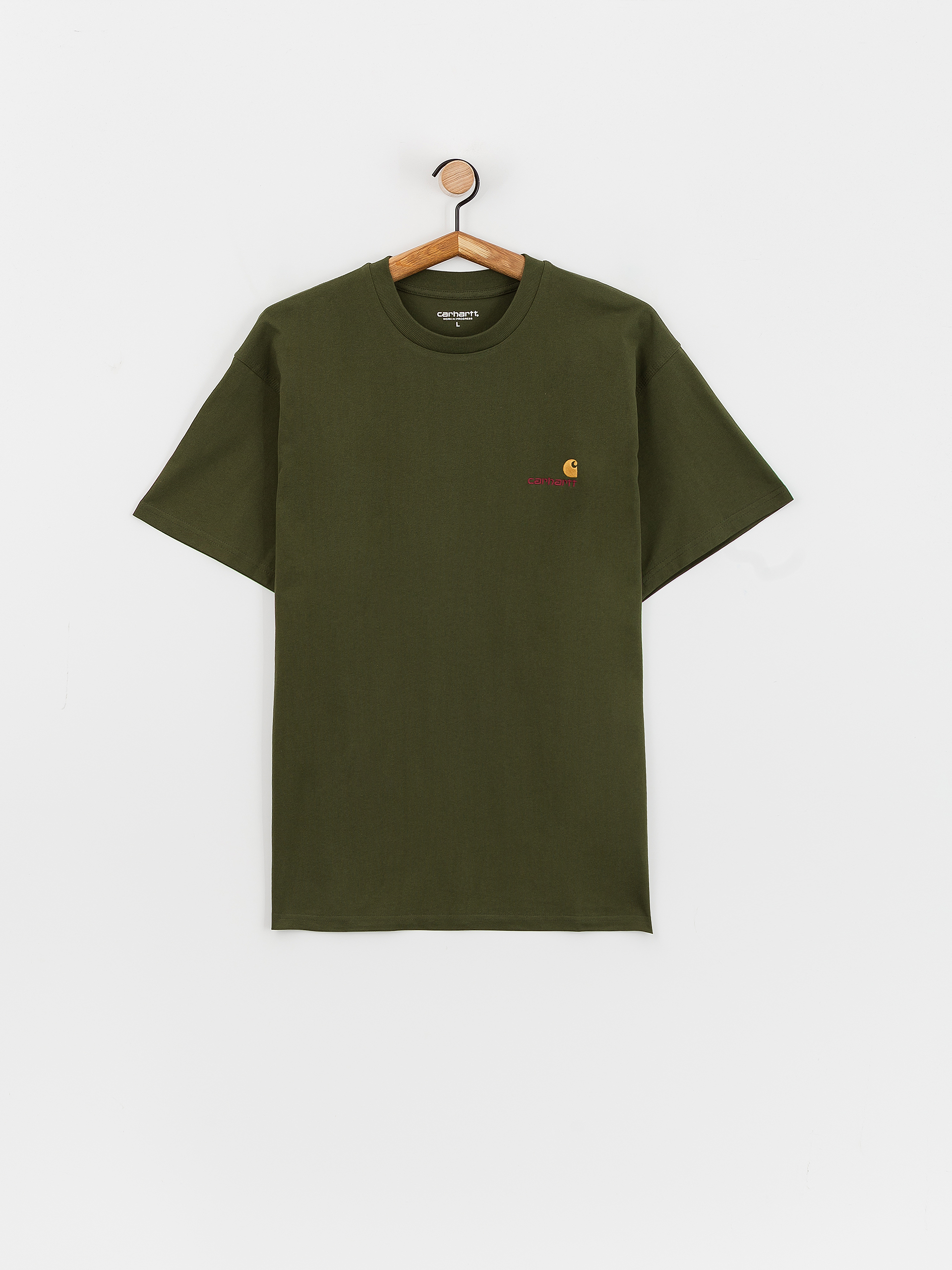 Carhartt WIP American Script Póló (tarragon)