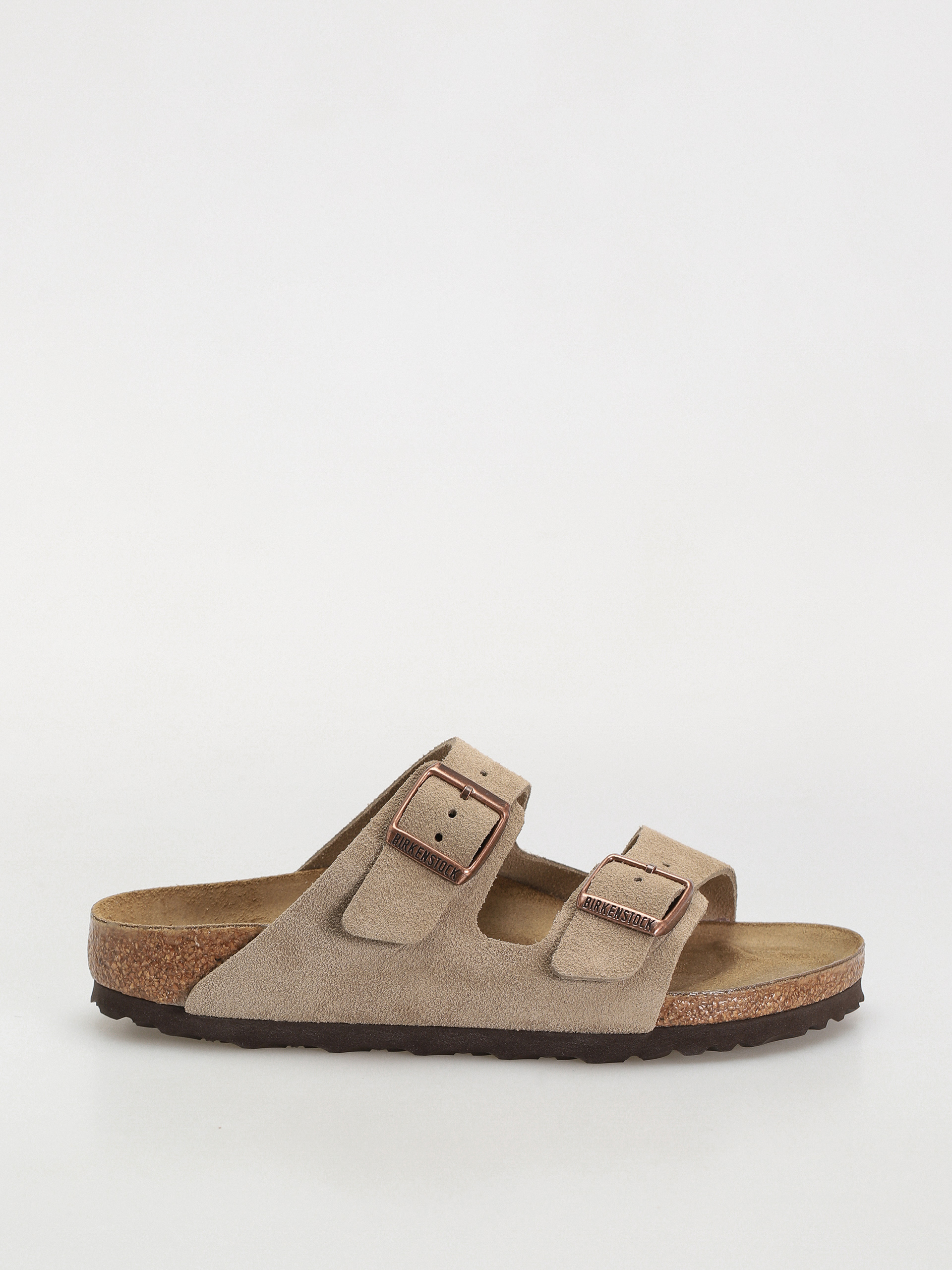 Birkenstock Arizona Suede Leather Narrow Wmn Flip-flop papucsok (taupe)