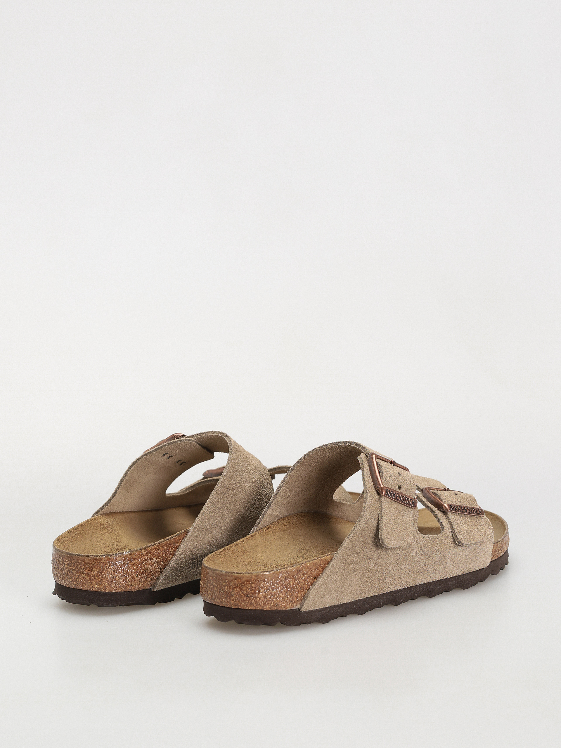 Birkenstock Arizona Suede Leather Narrow Wmn Flip-flop papucsok (taupe)