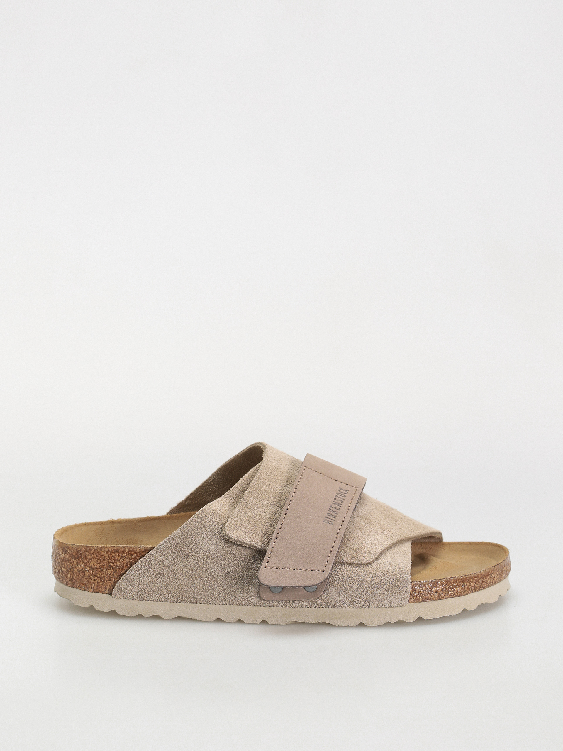 Birkenstock Kyoto Nubuck Suede Leather Narrow Wmn Flip-flop papucsok (taupe)