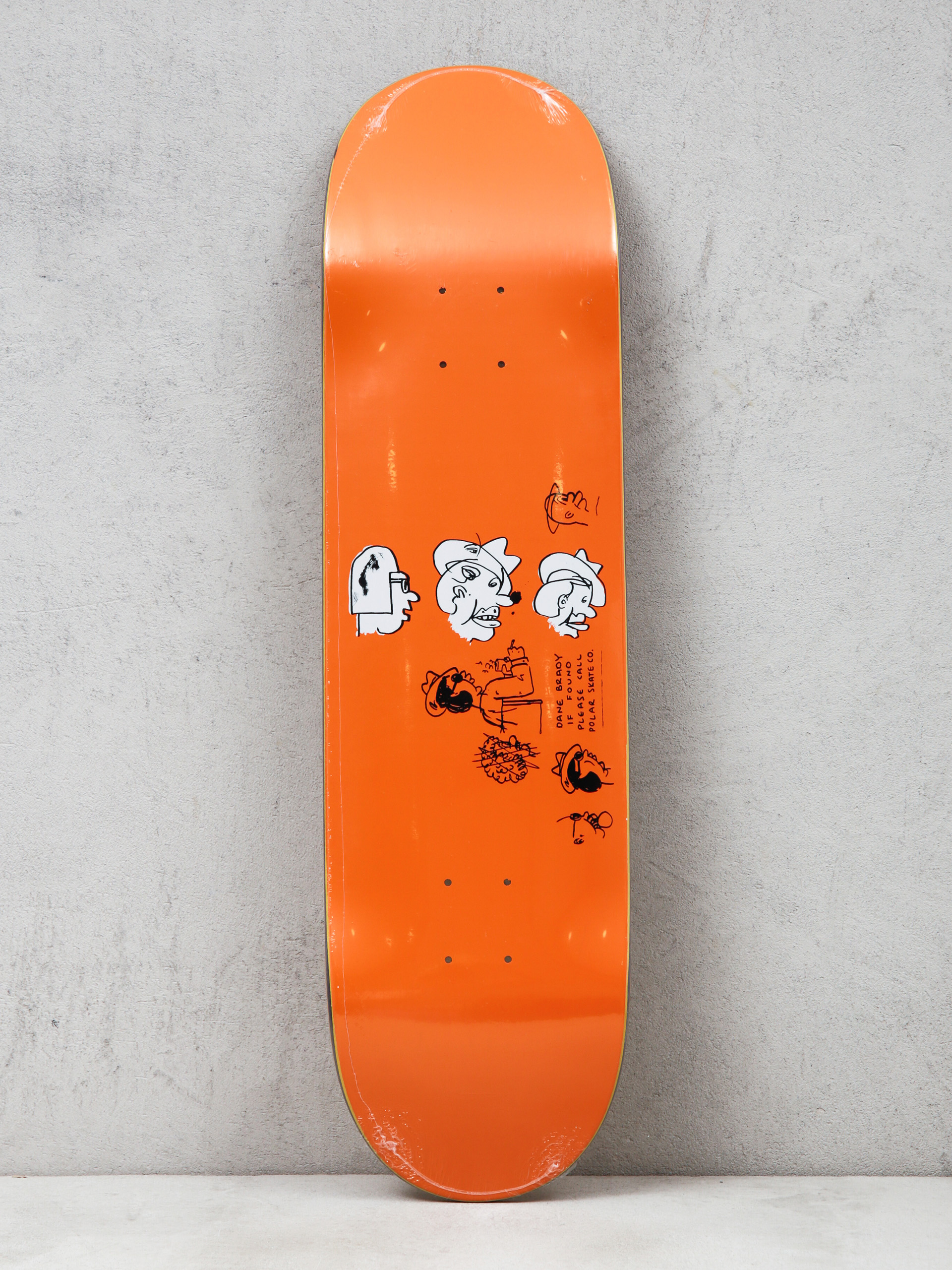 Polar Skate Dane Brady Mia Gu00f6rdeszka lap (orange)