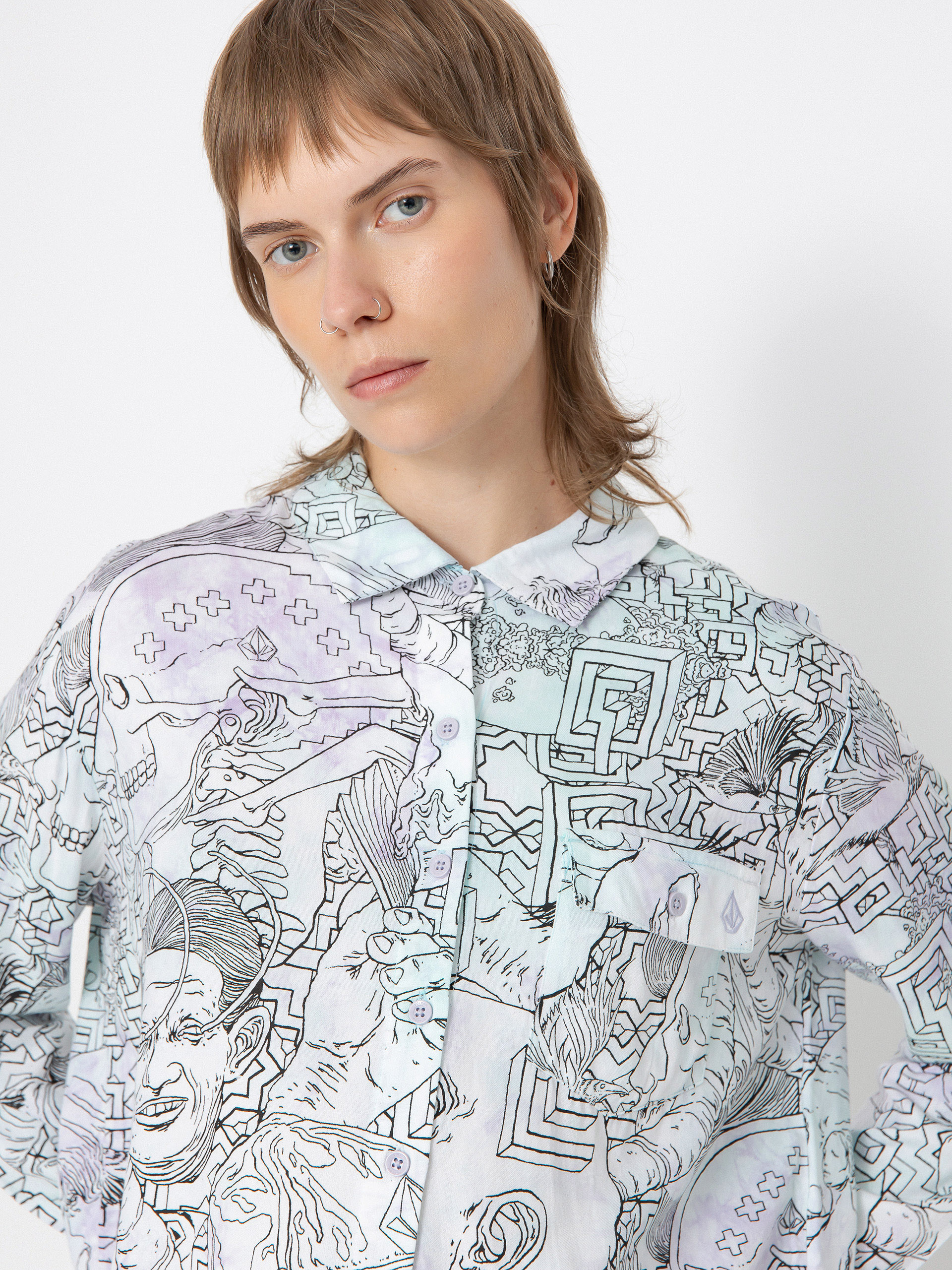 Volcom Fa Ed Merlin Murray Ls Ing Wmn (multi)