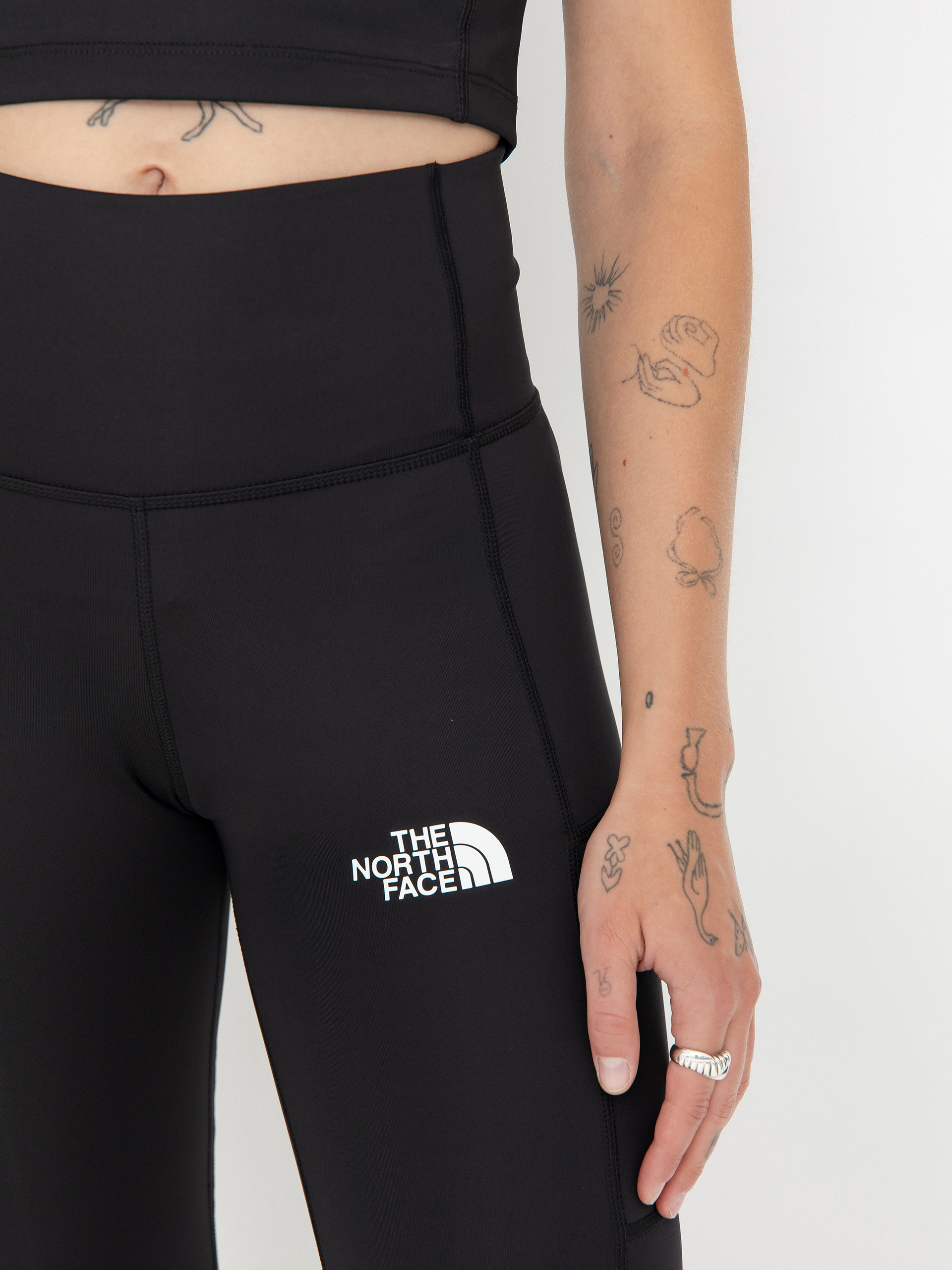 The North Face Poly Knit Flared Wmn Leggings (tnf black)
