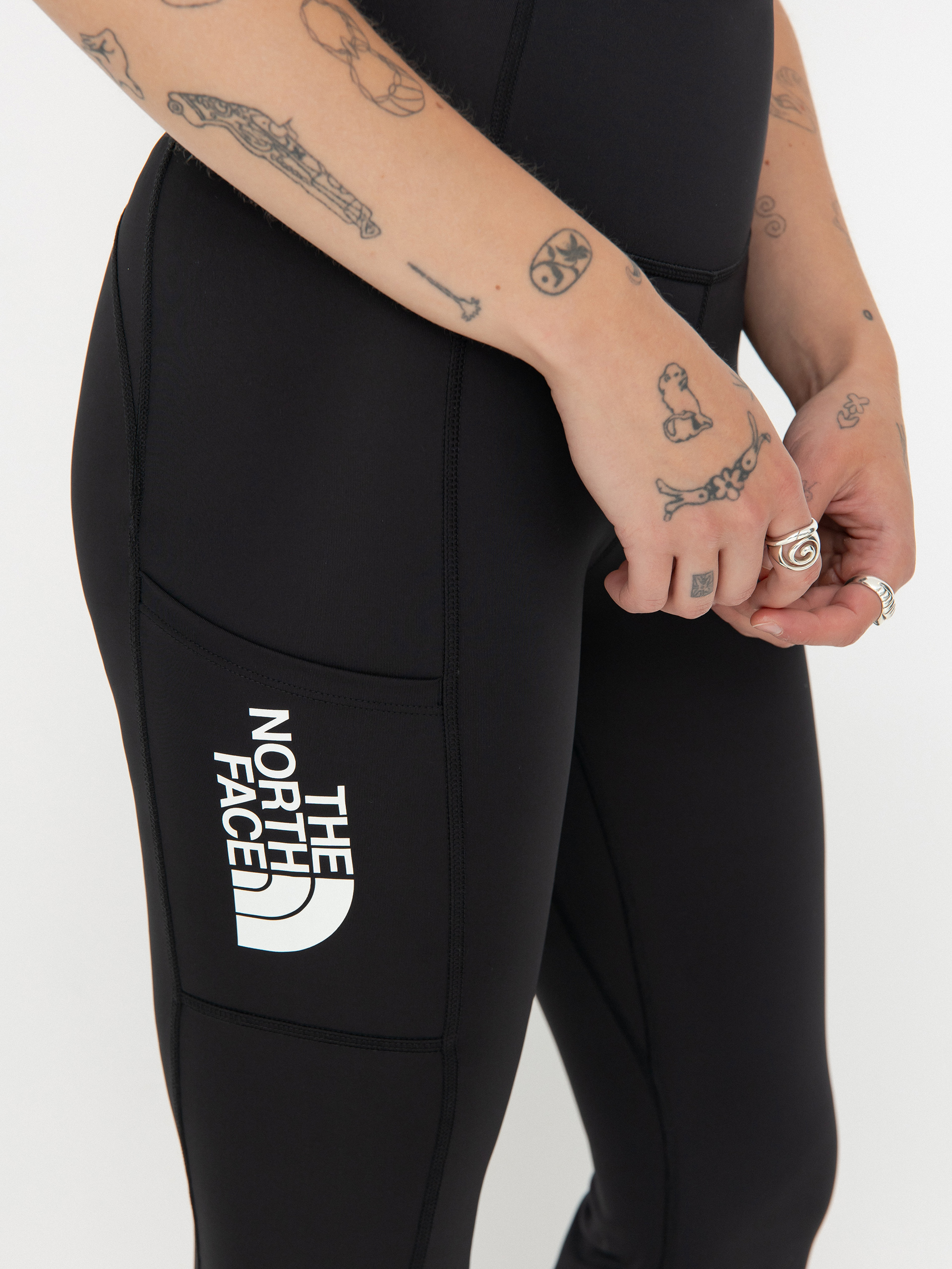 The North Face Poly Knit Flared Wmn Leggings (tnf black)