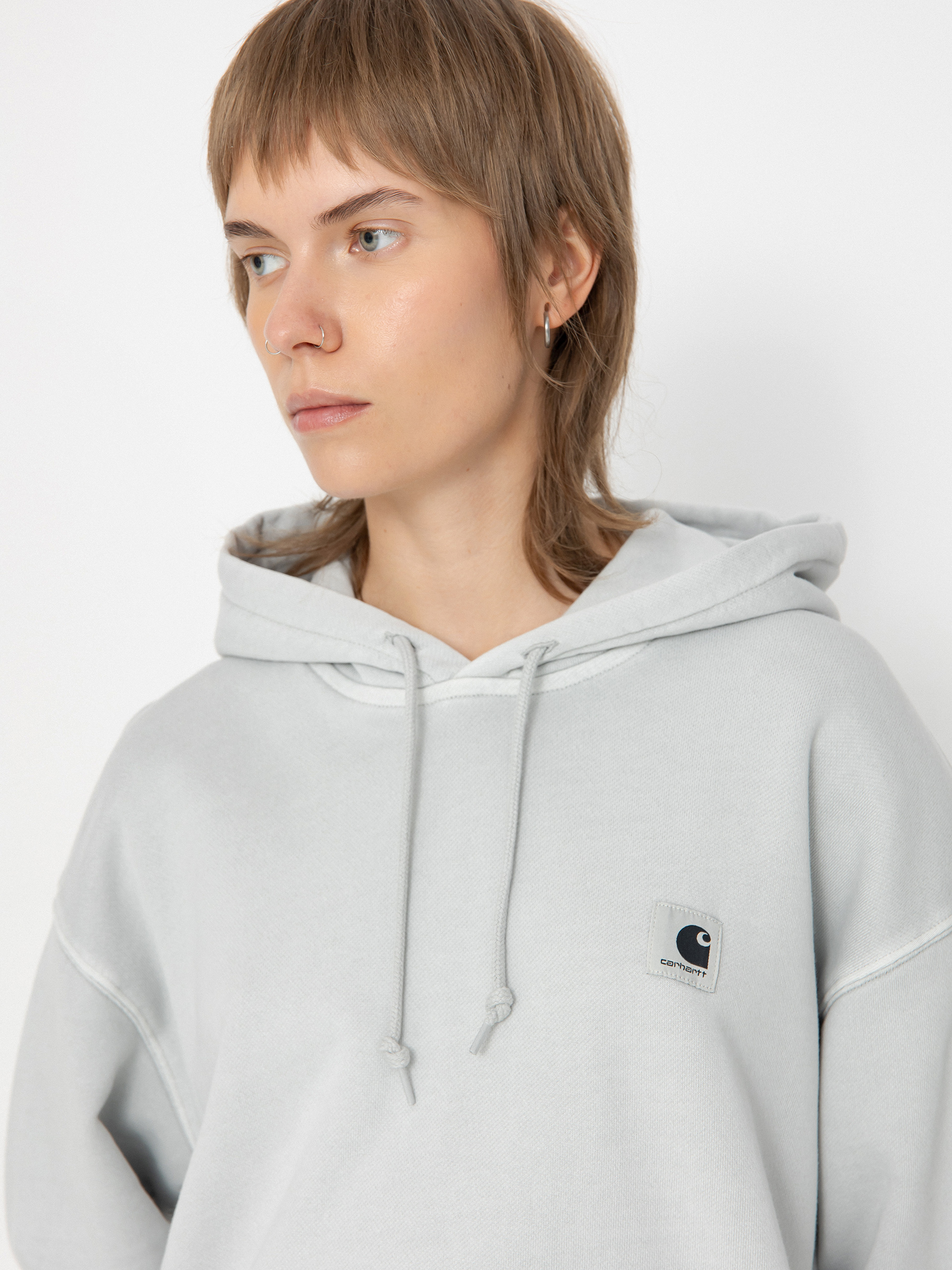 Carhartt WIP Nelson HD Wmn Kapucnis pulóver (sonic silver)