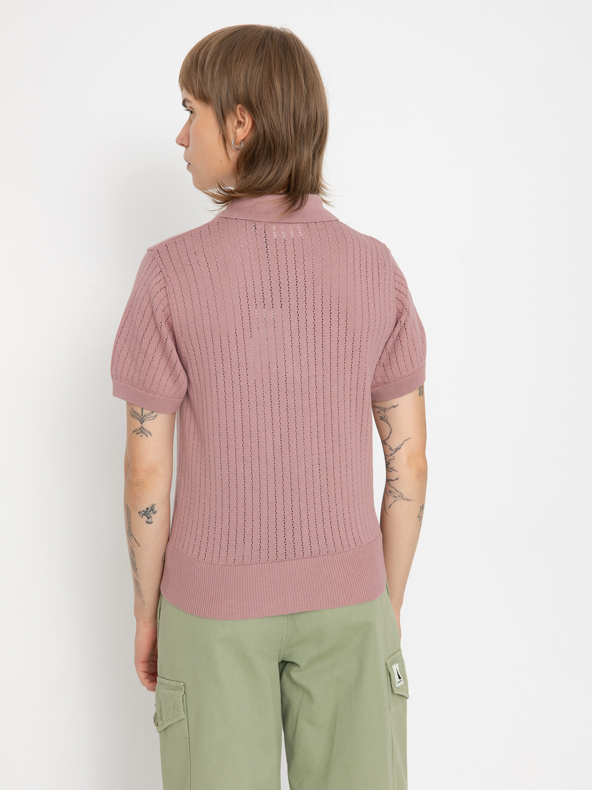 Carhartt WIP Norlina Wmn Pólóing (dusty fuchsia)