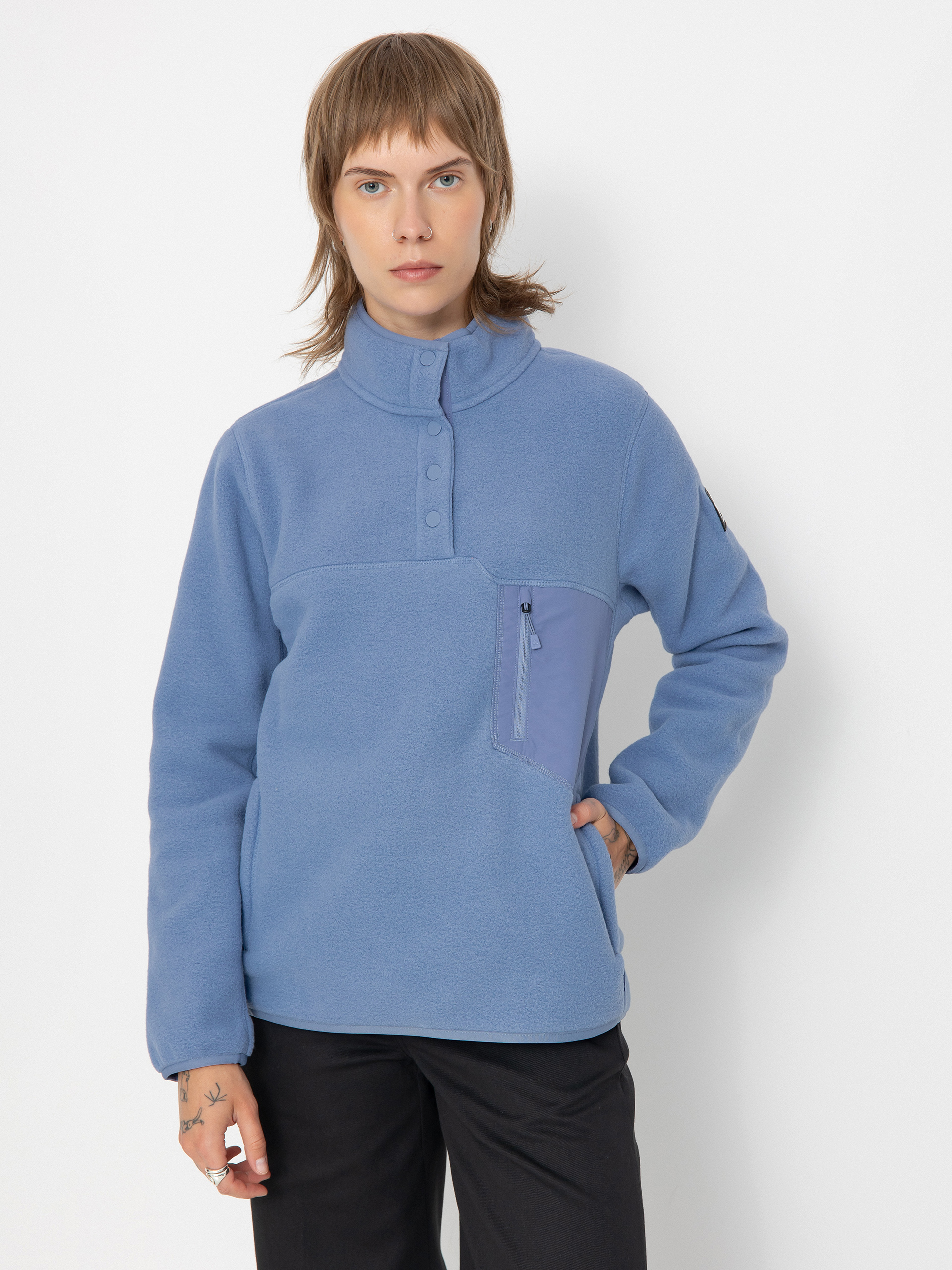 Burton Cinder Kapucnis pulóver Wmn (slate blue)