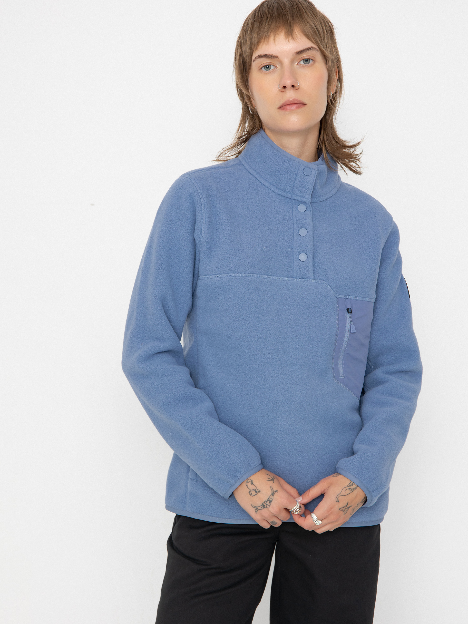 Burton Cinder Kapucnis pulóver Wmn (slate blue)