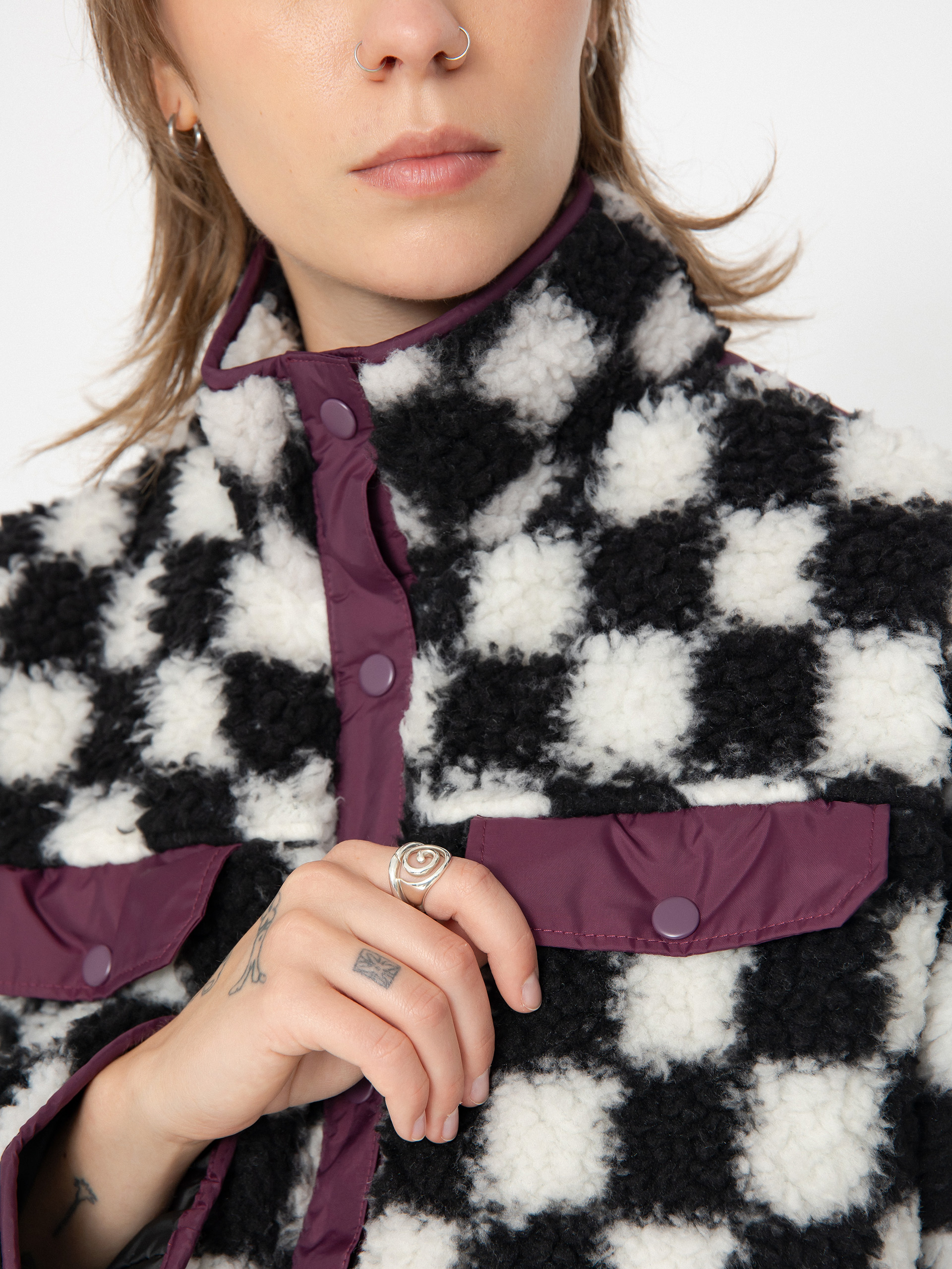 Vans Dreaming Sherpa Dzseki Wmn (checkerboard)