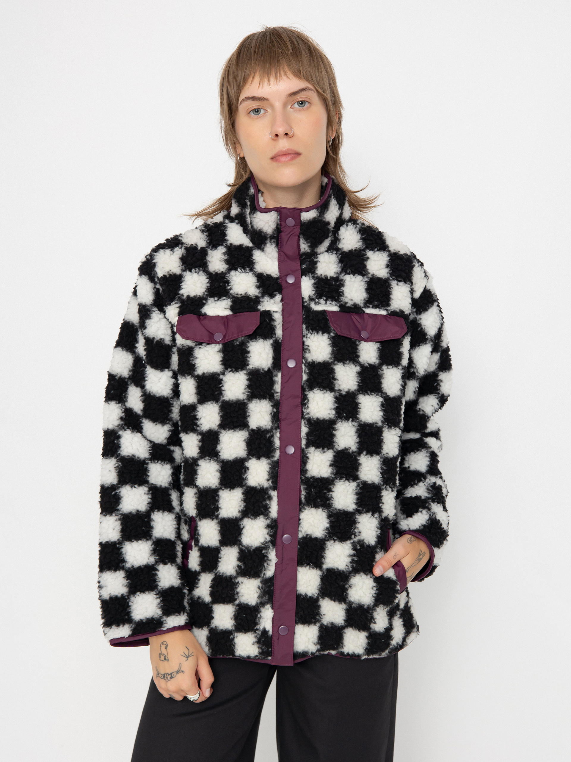 Vans Dreaming Sherpa Dzseki Wmn (checkerboard)