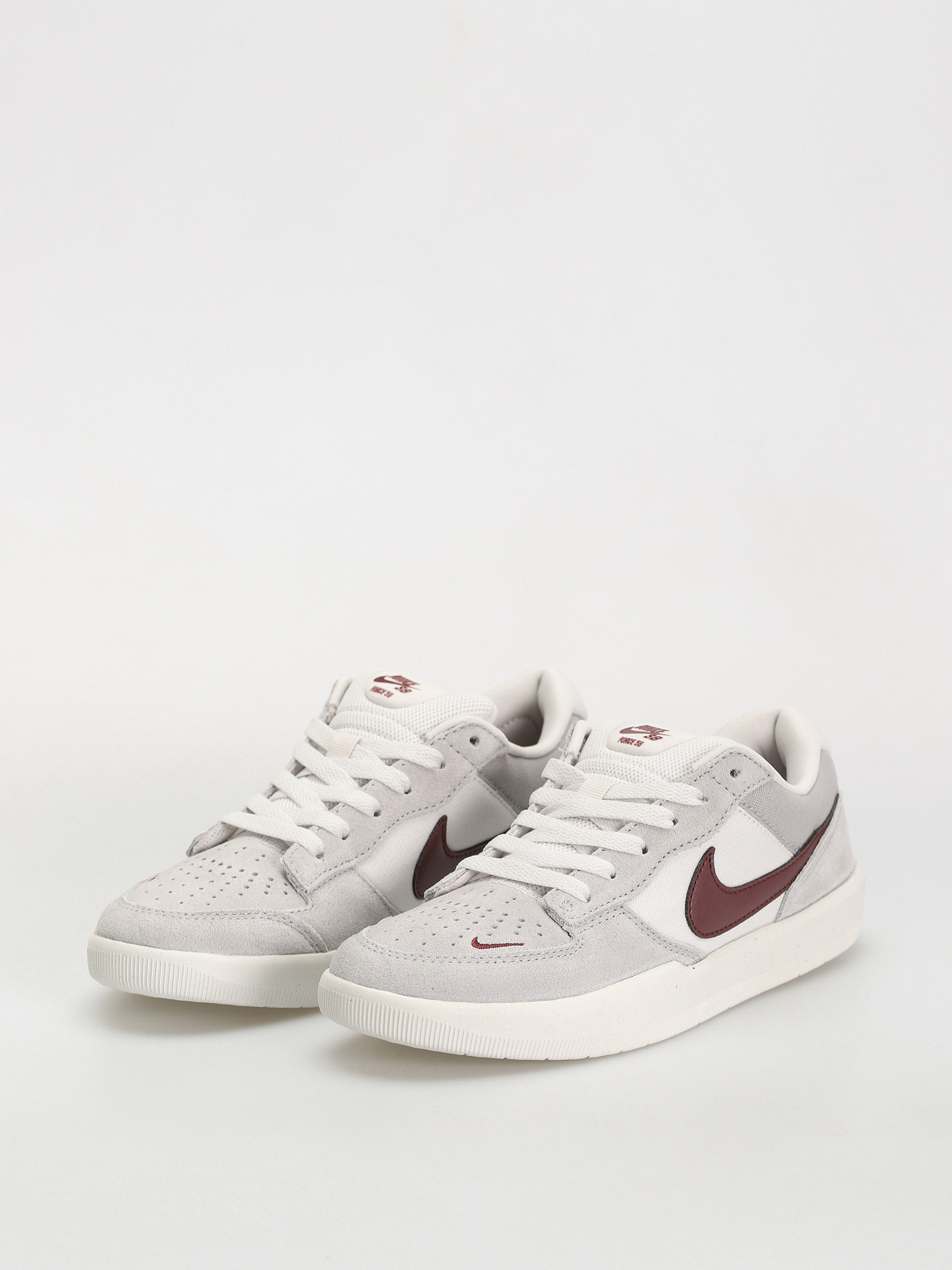 Nike SB Force 58 Cipők (platinum tint/dark team red wolf grey)