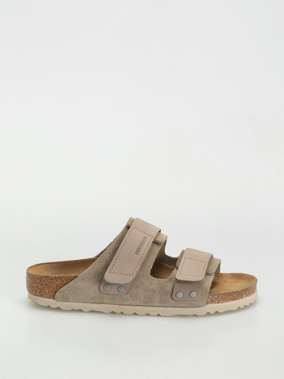 Birkenstock Uji Nubuck Suede Leather Narrow Wmn Flip-flop papucsok (taupe)