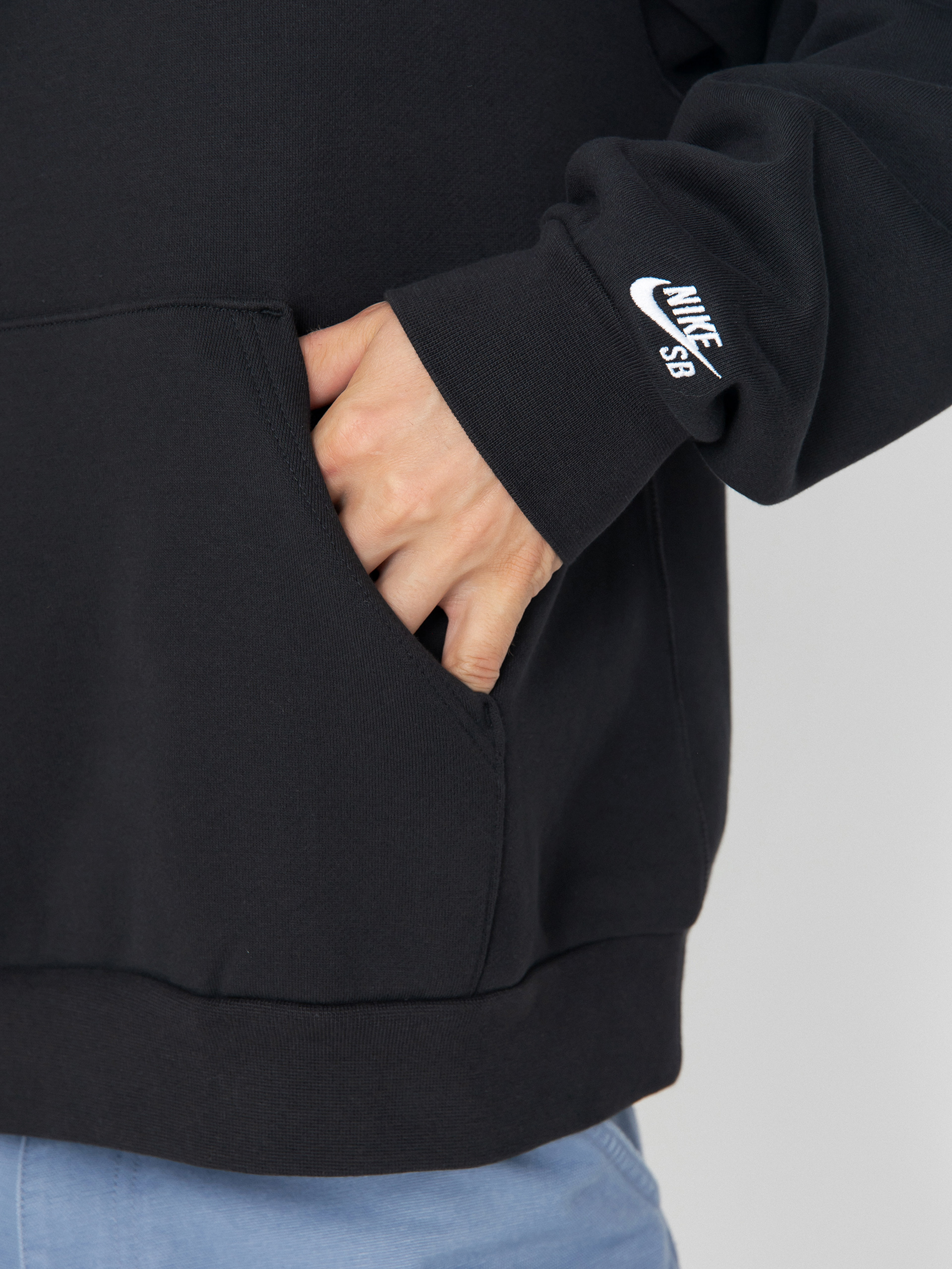 Nike SB Stallion HD Kapucnis pulóver (black/white)