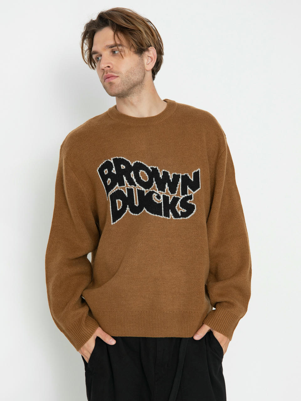 Carhartt WIP Brown Ducks Pulóver (hamilton brown)