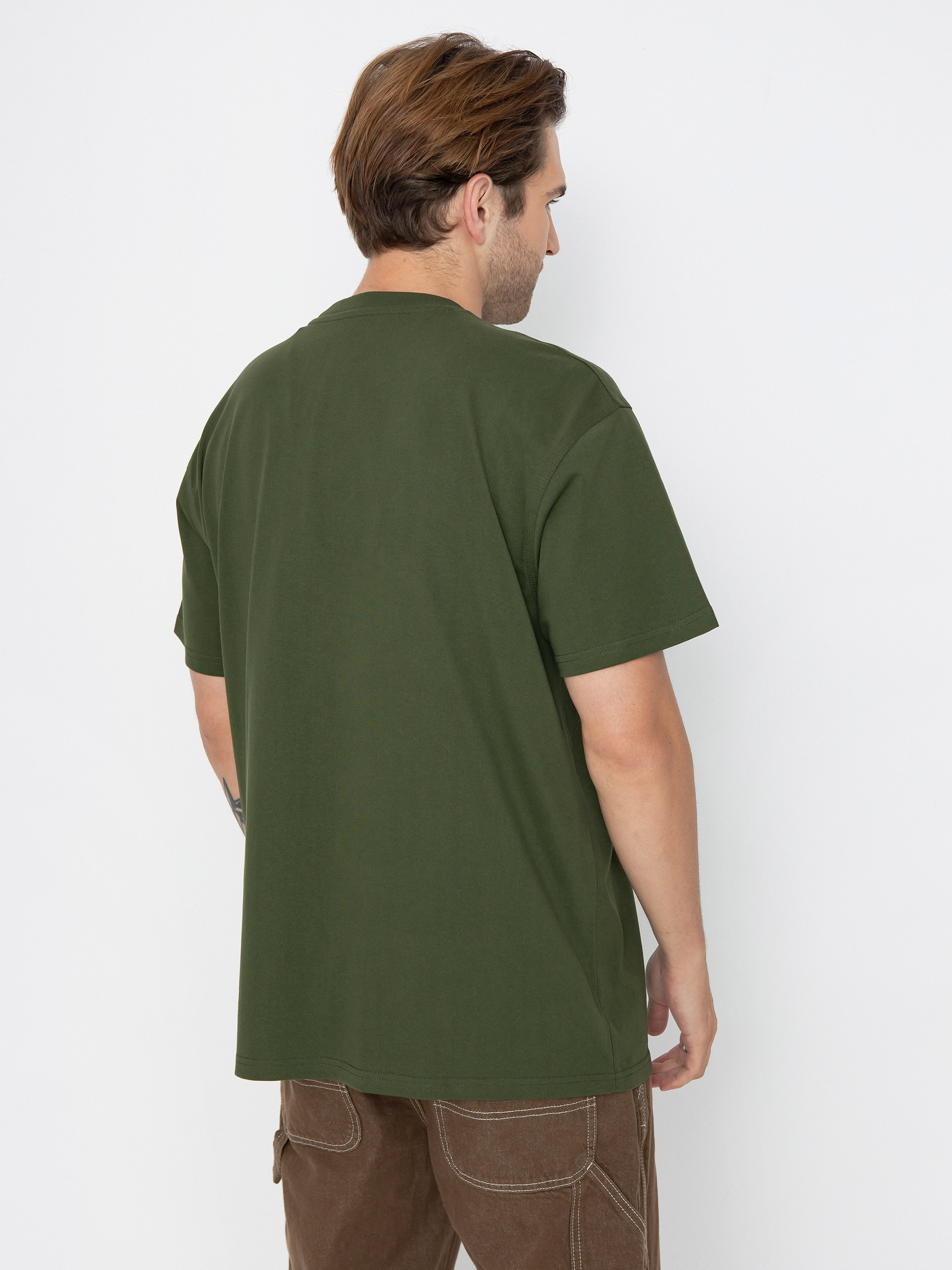 Carhartt WIP American Script Póló (tarragon)