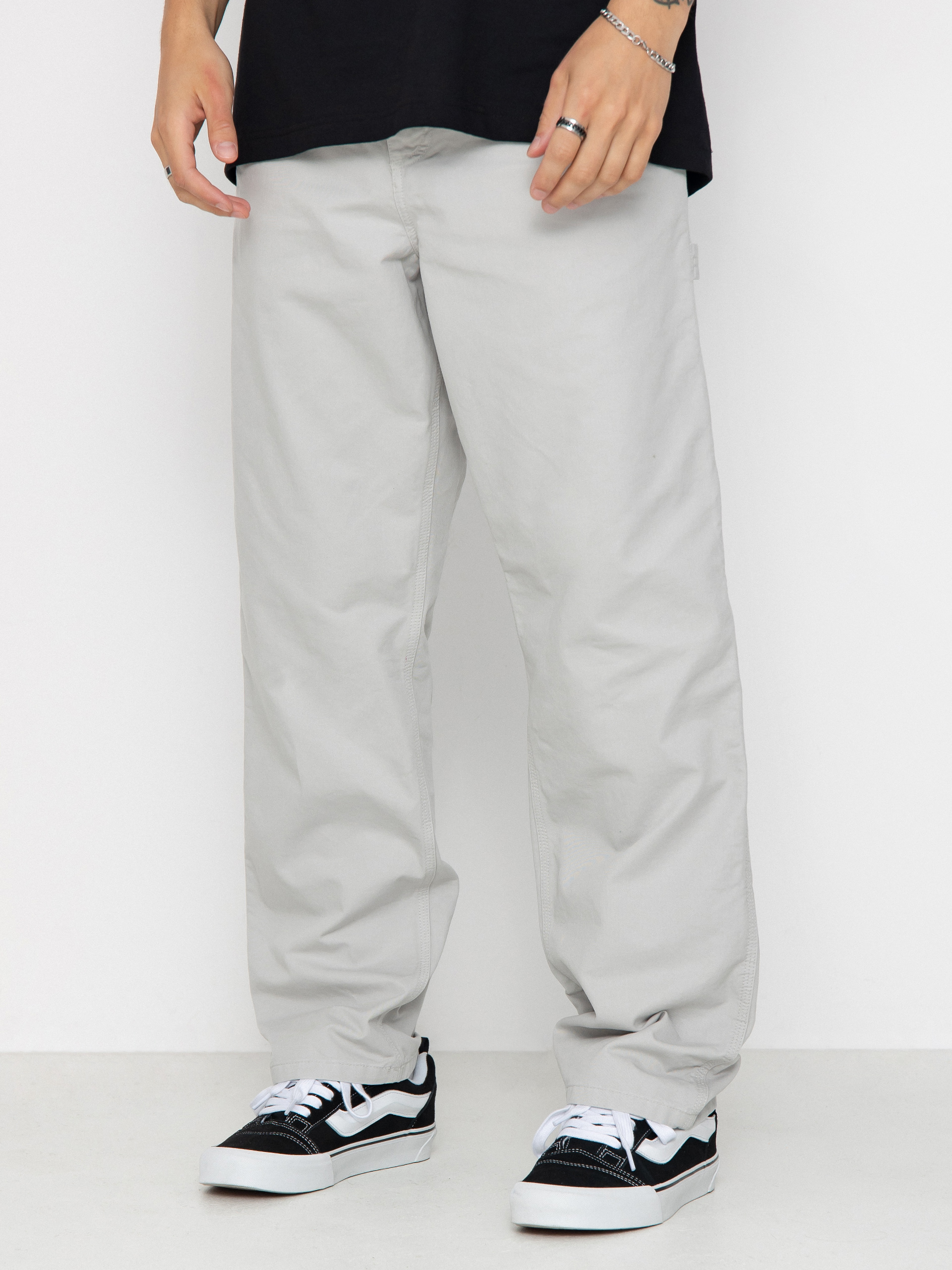 Carhartt WIP Single Knee Kisnadrág (sonic silver)