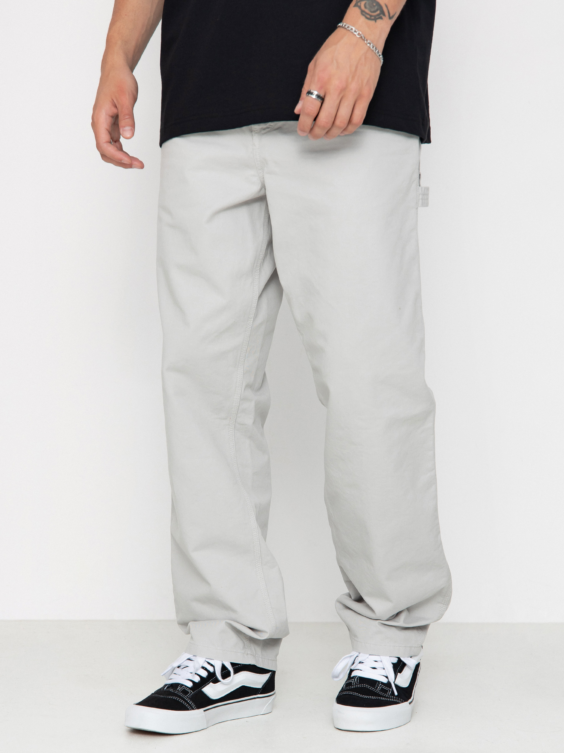 Carhartt WIP Single Knee Kisnadrág (sonic silver)