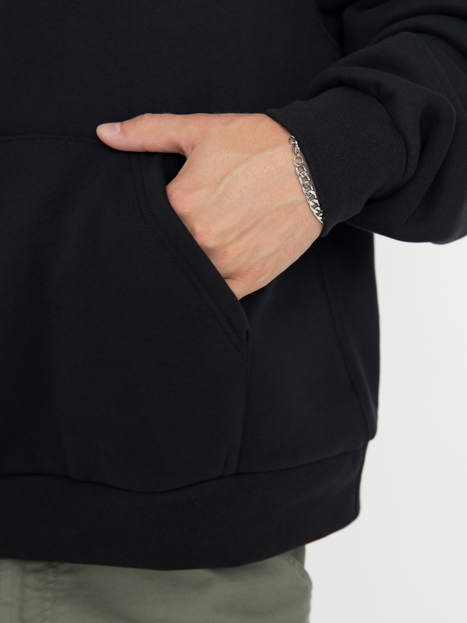 Nike SB Essential Logo HD Kapucnis pulóver (black/white)